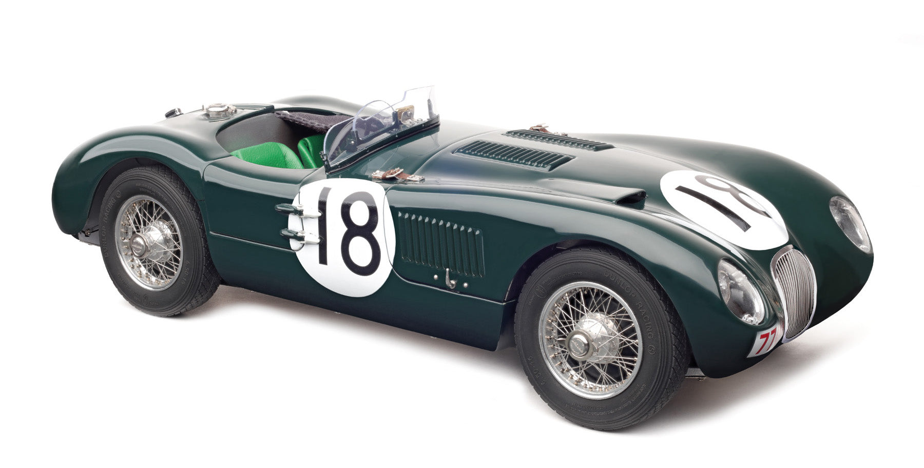 Jaguar C-Type #18 24h Le Mans Sieger 1953 Rolt/Hamilton CMC M-195 LE 1.500