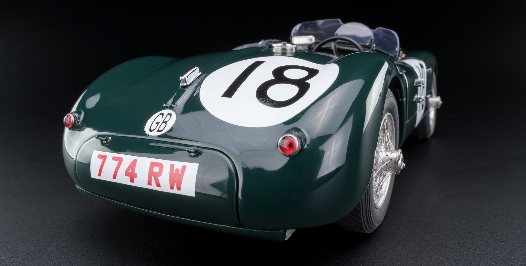 Jaguar C-Type #18 24h Le Mans Sieger 1953 Rolt/Hamilton CMC M-195 LE 1.500
