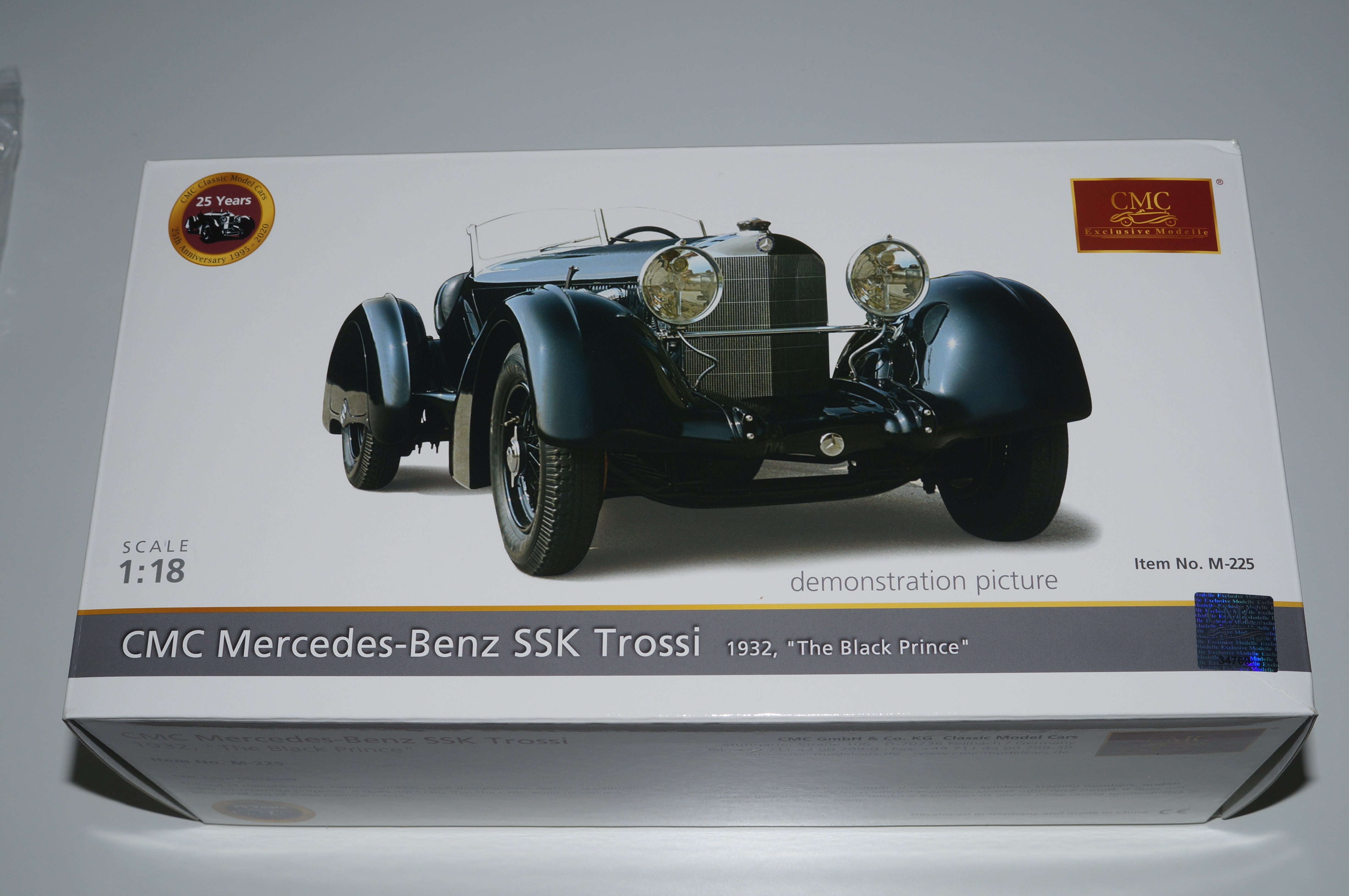 Mercedes-Benz SSK “Black Prince” 1934 CMC M-225