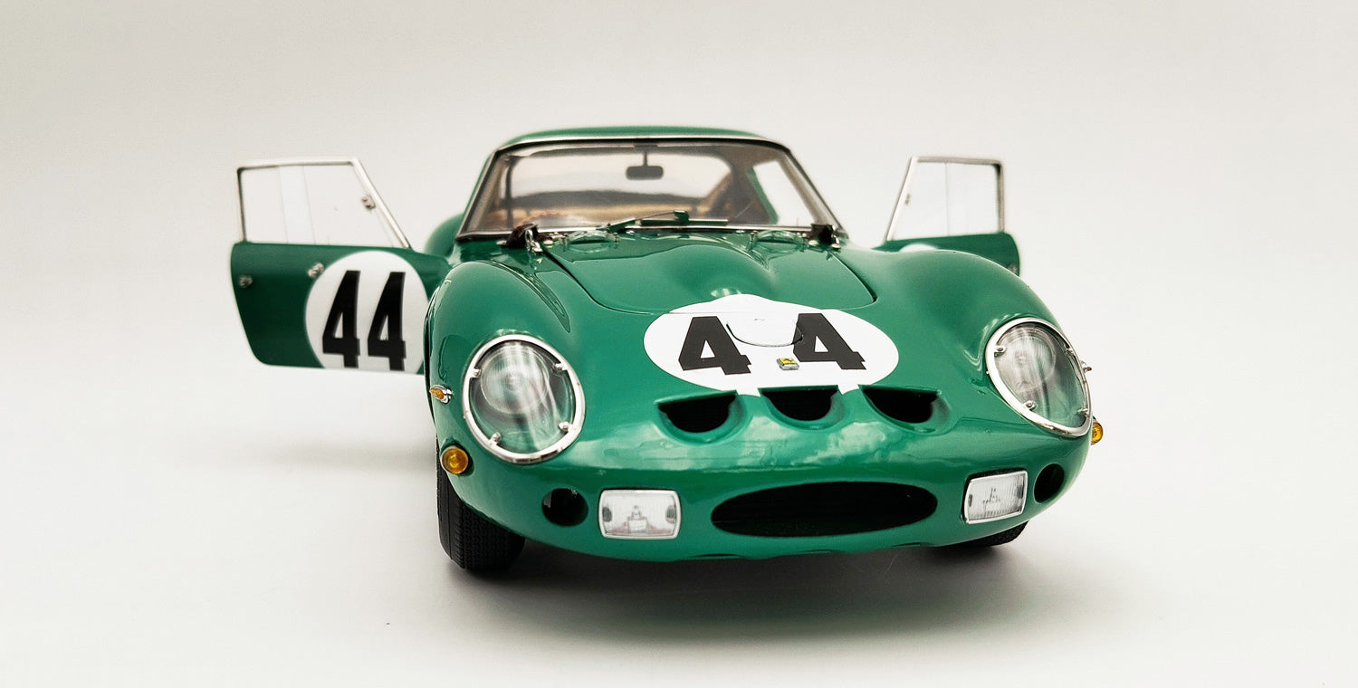 1/18 Ferrari 250 GTO, RHD David Piper 1962 Silverstone #44 Chassis 4491GT, LE 2000