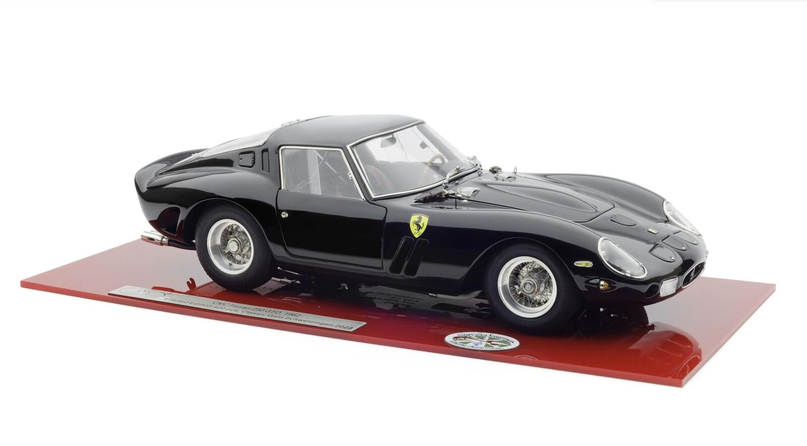 M-259 1/18 Ferrari 250 GTO BLACK Classic Gala Schwetzingen 2023 CMC limitiert auf 400 Stück
