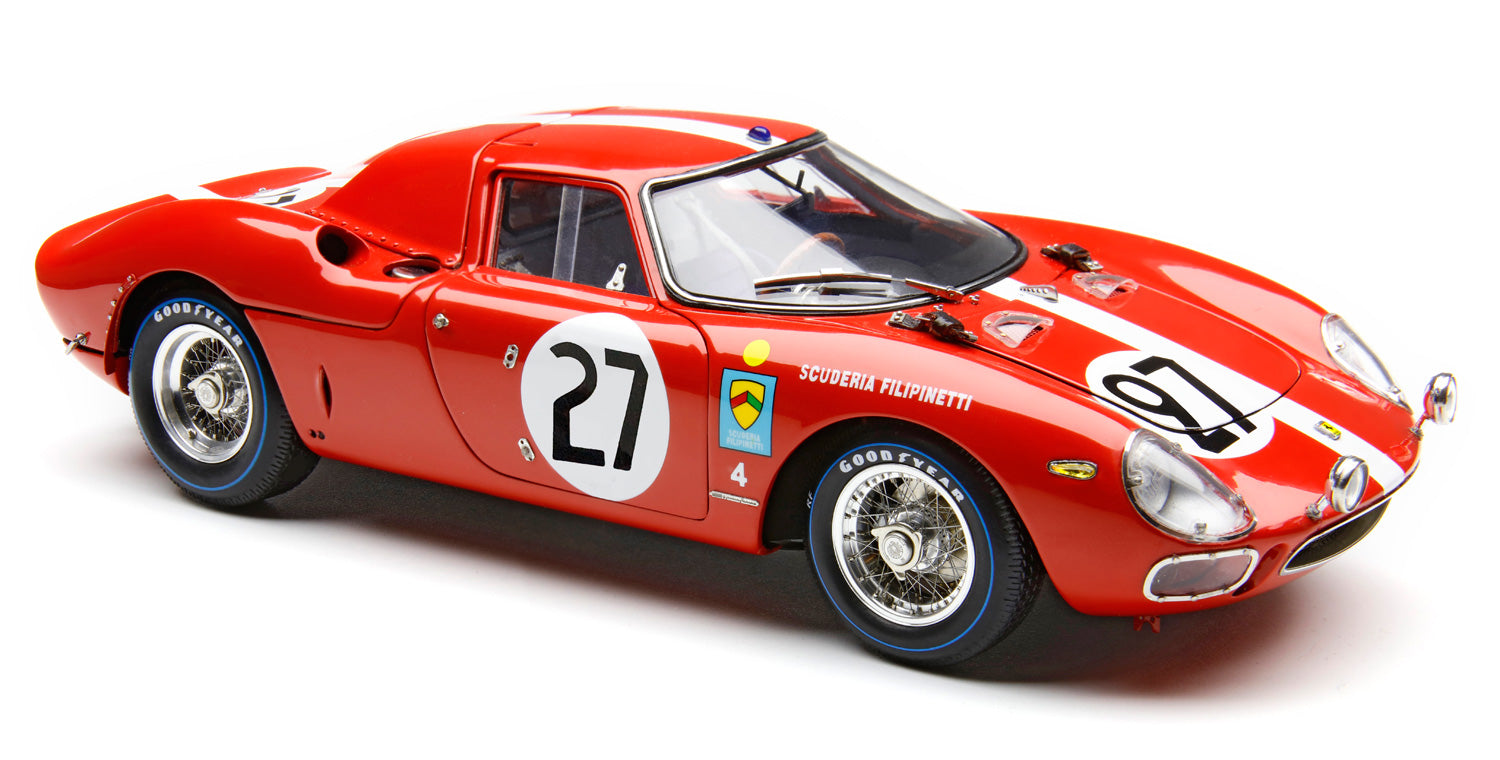 1/18 Ferrari 250 LM #27 RHD 6.Platz 24H Le Mans1965 Spoerry/Boller CMC M-265
