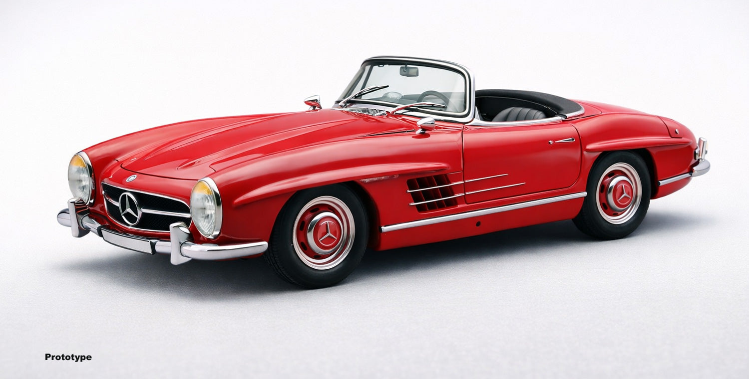 1/18 Mercedes-Benz 300 SL W198 Roadster offen rot CMC M-282