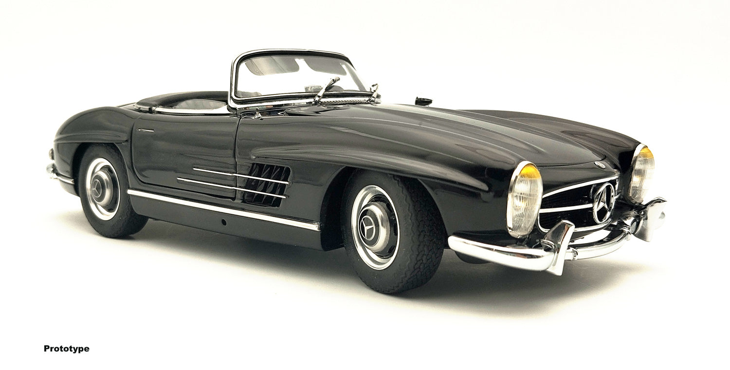 1:18 CMC M-285 Mercedes-Benz 300 SL W198 Roadster soft top black