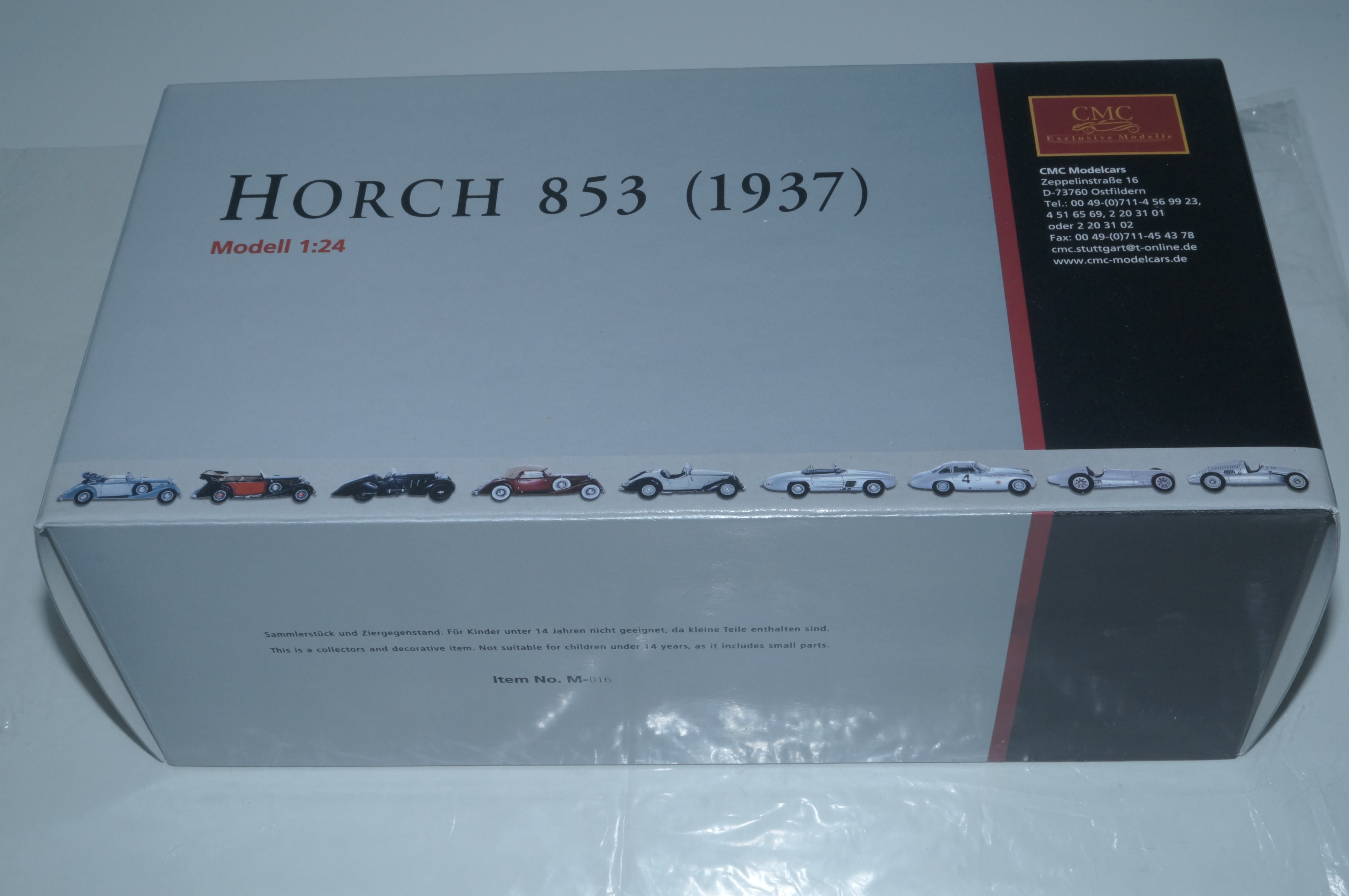 1/24 Horch 853 Cabriolet offen grün CMC M-016