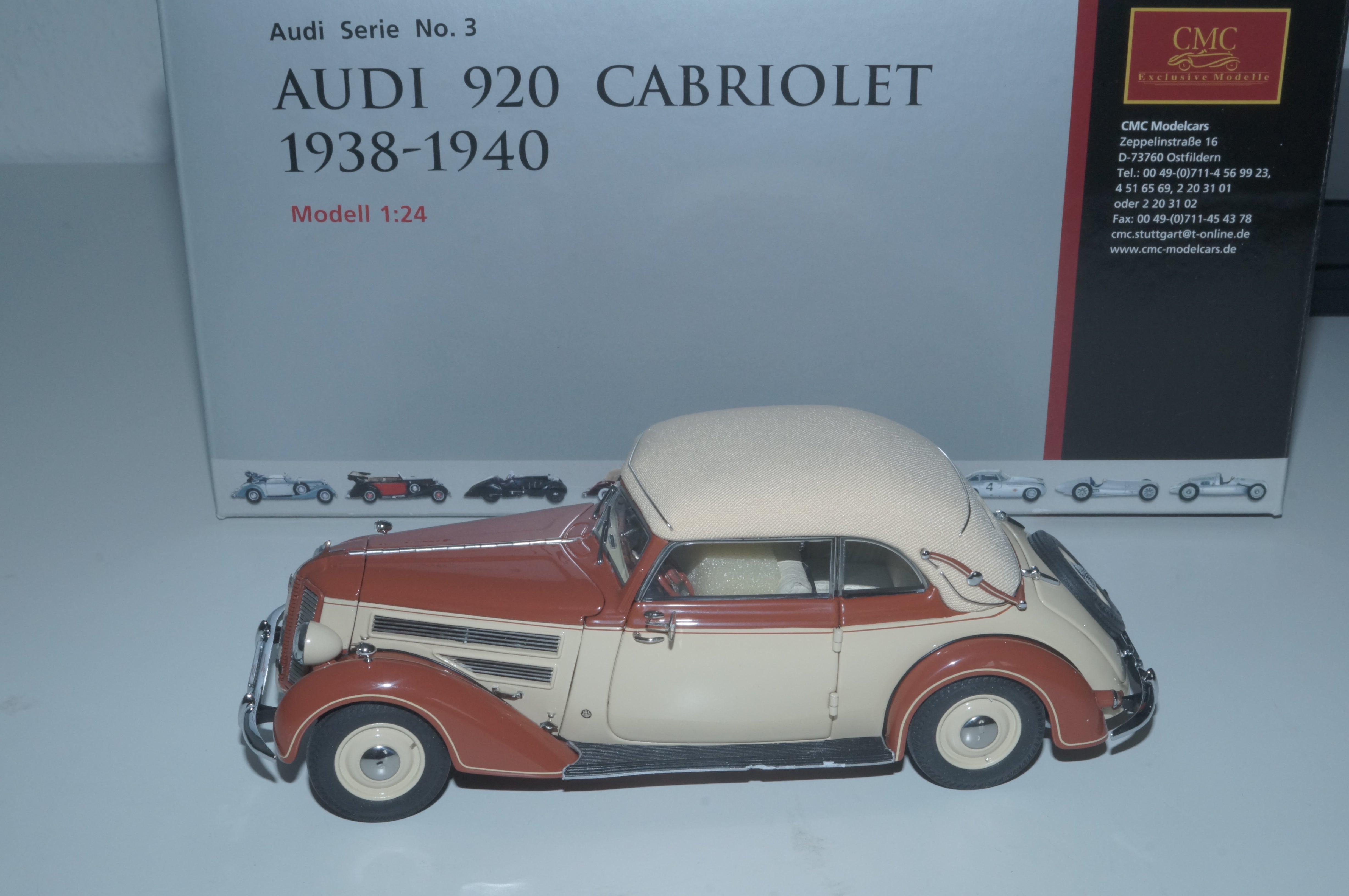 1/24 Audi 920 Cabriolet braun CMC M-032