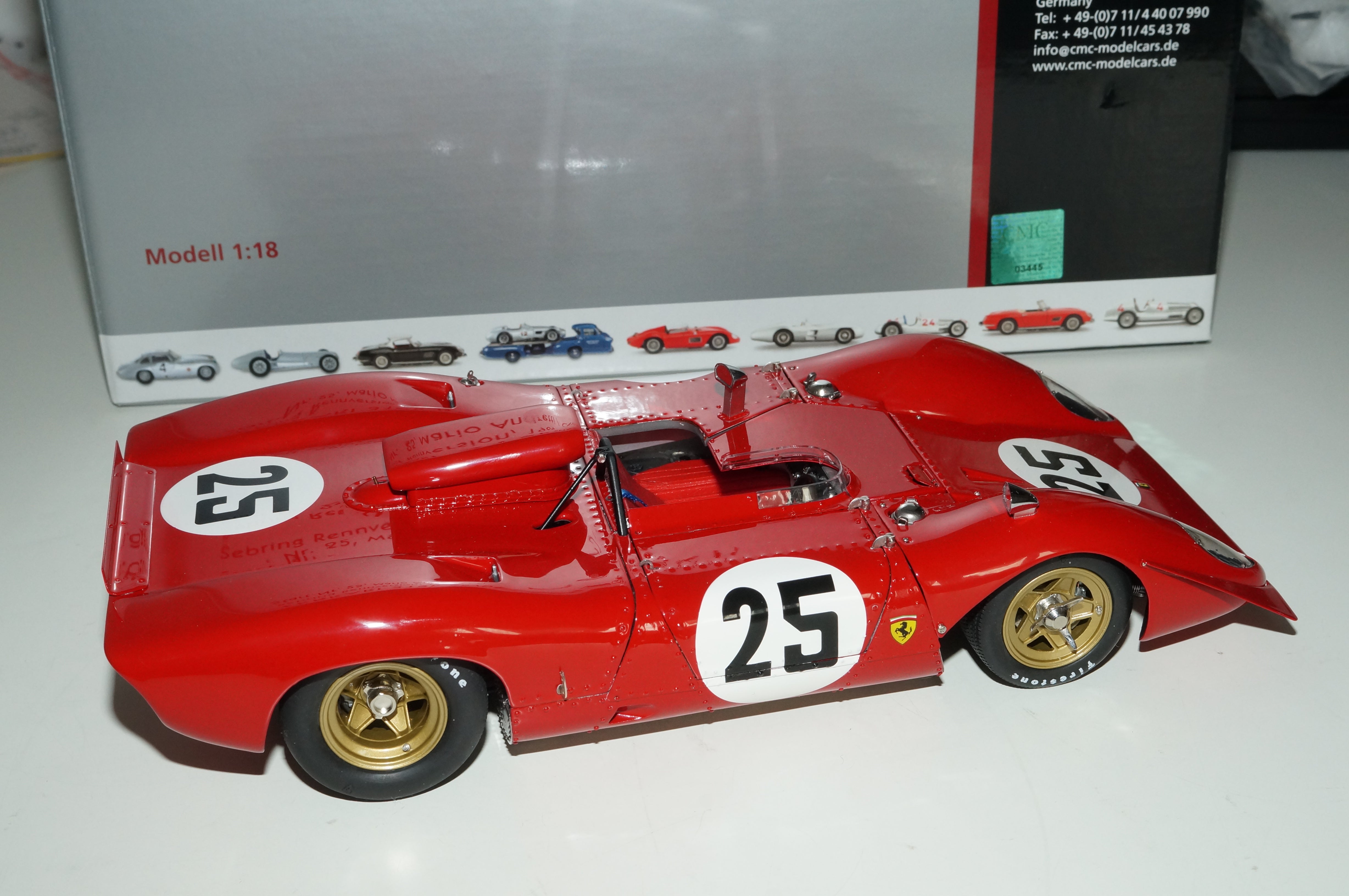 Ferrari 312P Spyder CMC M-095 -pre-owned-