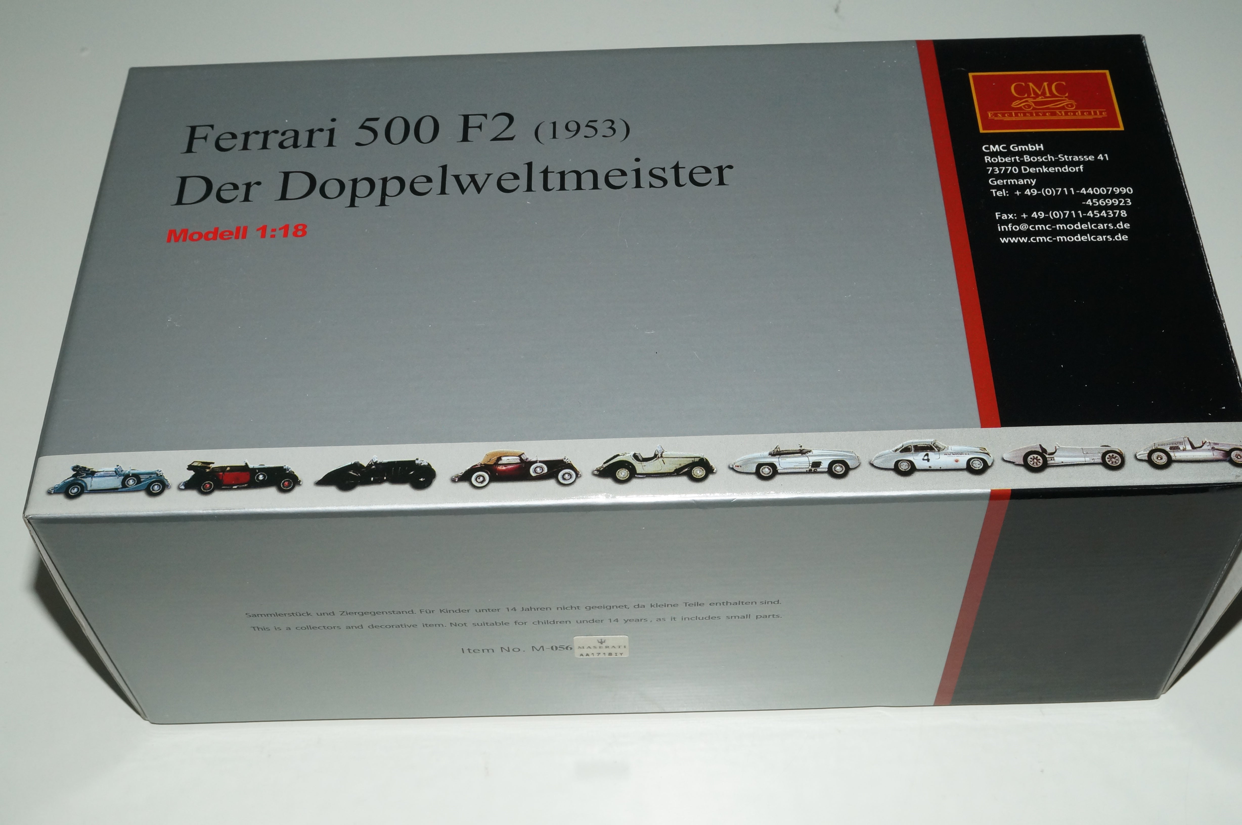 Ferrari 500 F2 1953 Der Doppelweltmeister CMC M-056 aus Vorbesitz