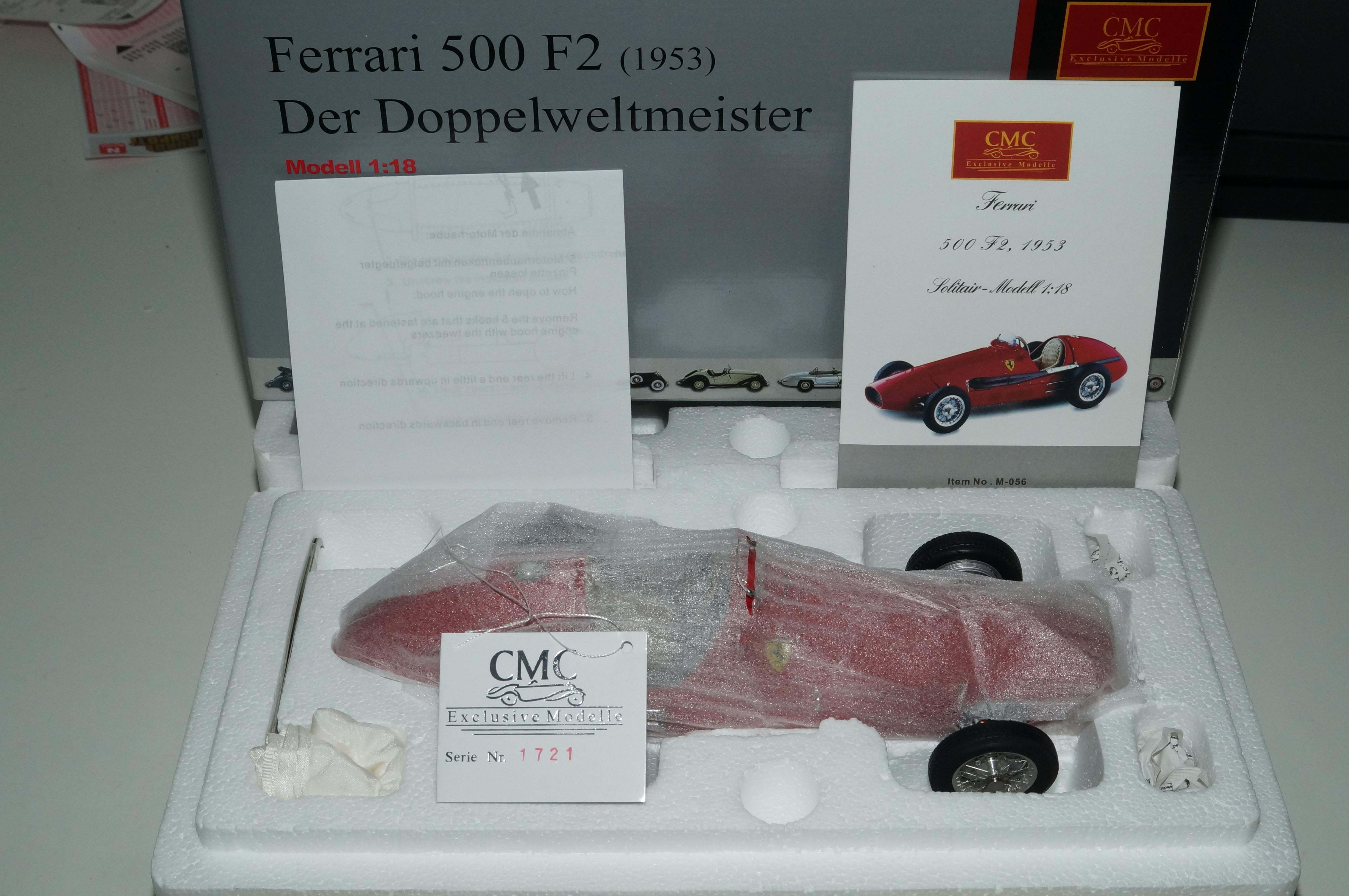 Ferrari 500 F2 1953 Der Doppelweltmeister CMC M-056 aus Vorbesitz