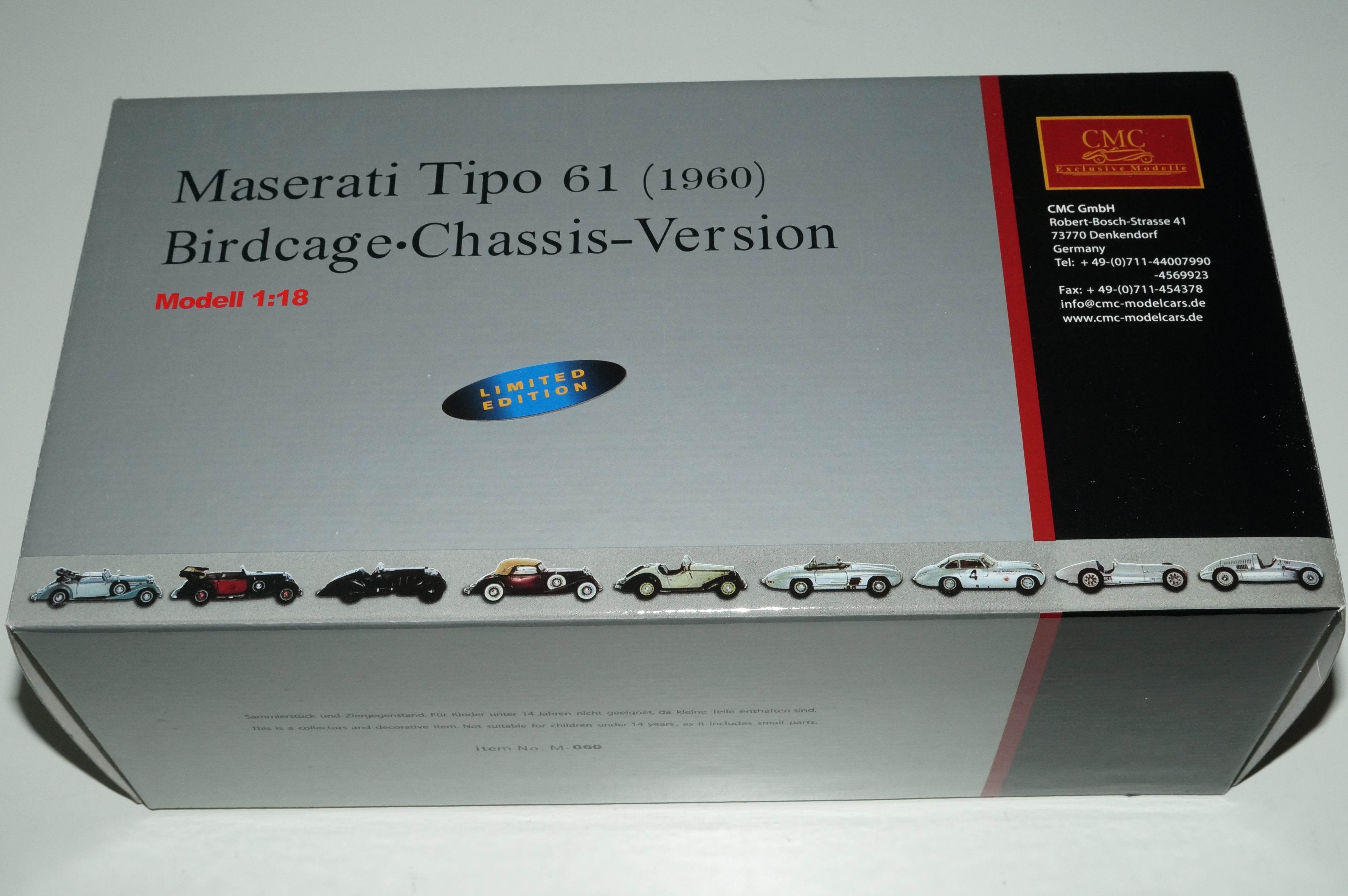 Maserati Birdcage Chassis CMC M-060 aus Vorbesitz