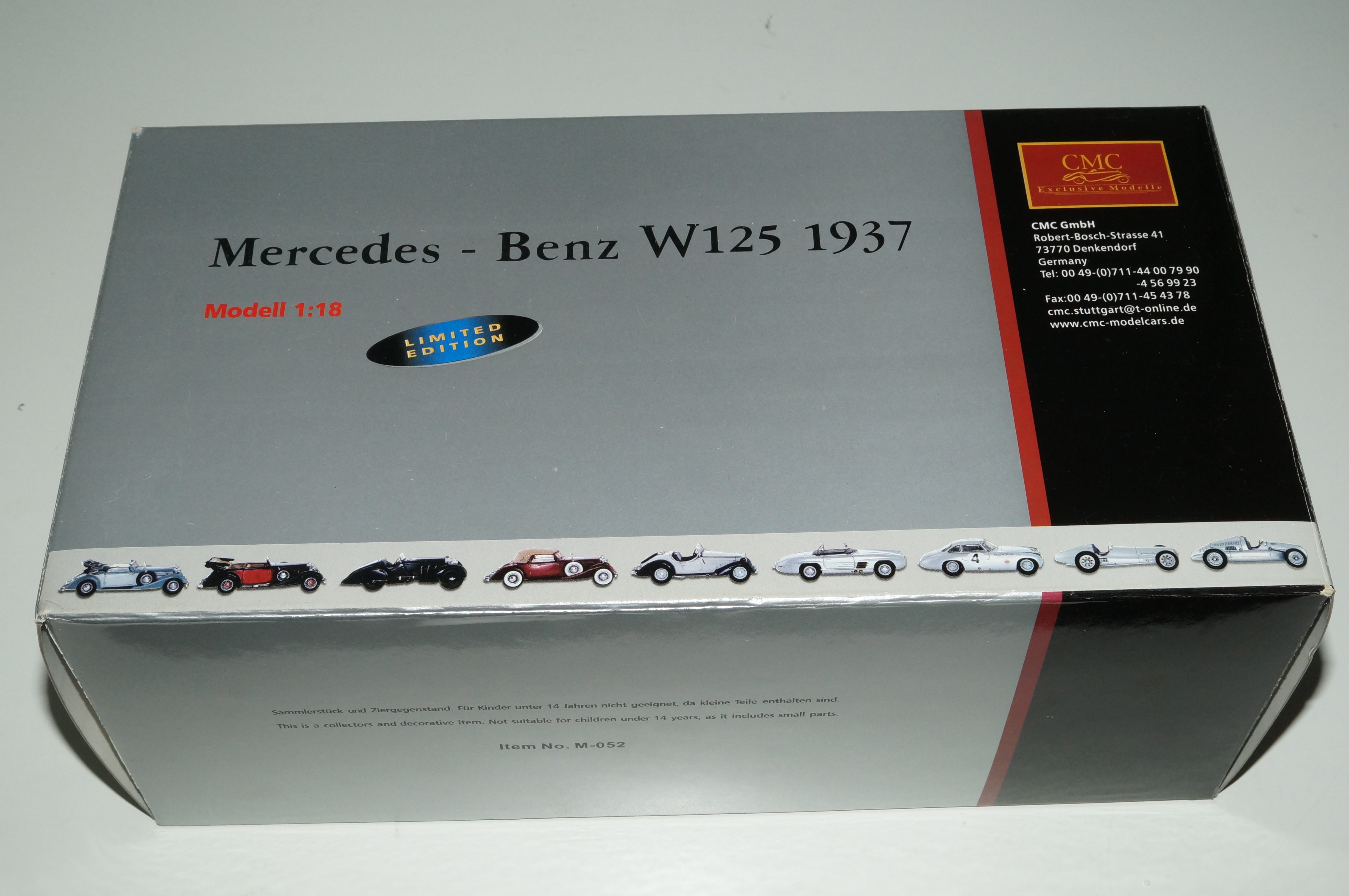 Mercedes-Benz W125 #12 R. Caracciola CMC M-052 LE 3.000 aus Vorbesitz
