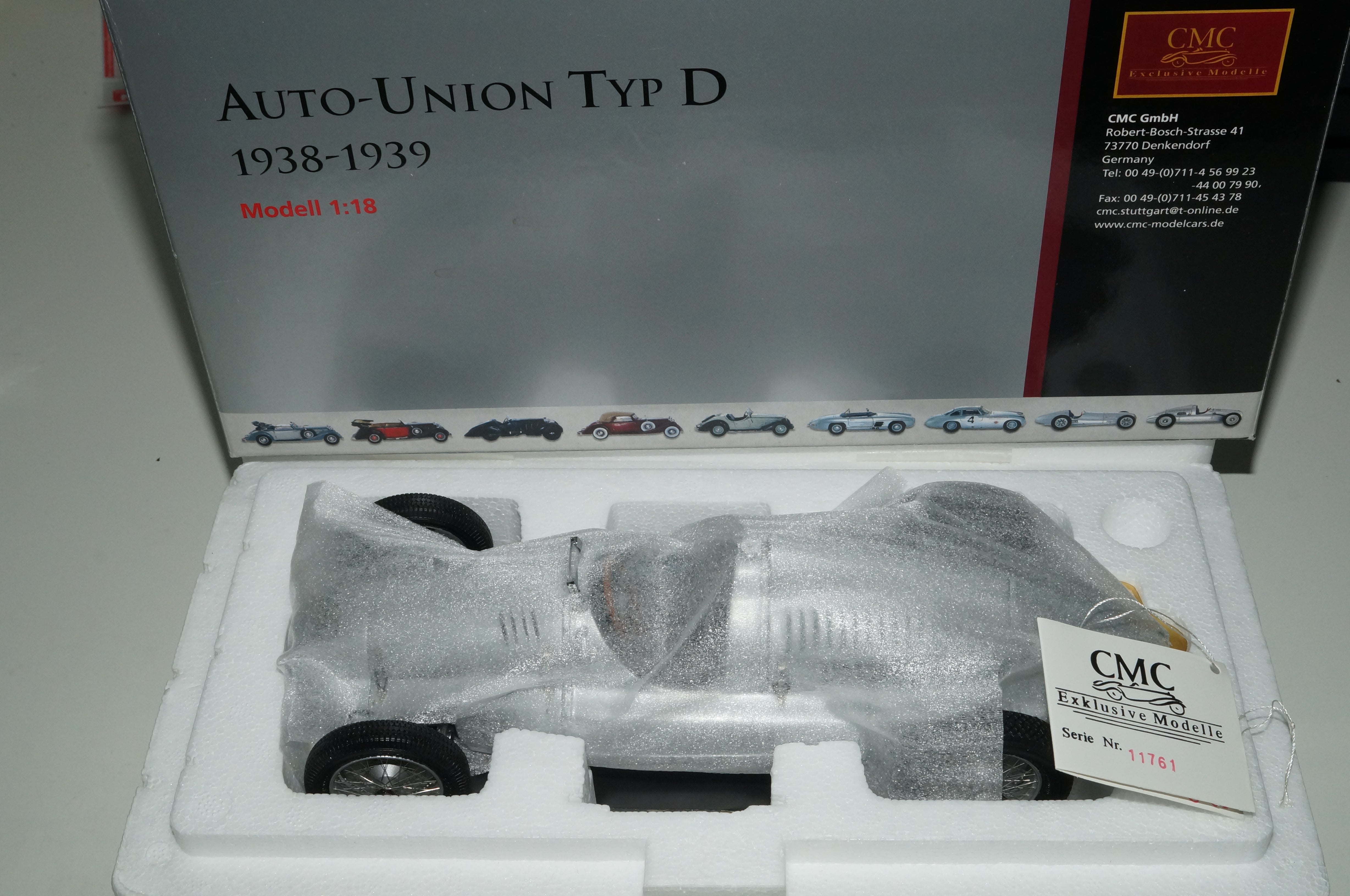 Auto Union Typ D CMC M-027 aus Vorbesitz