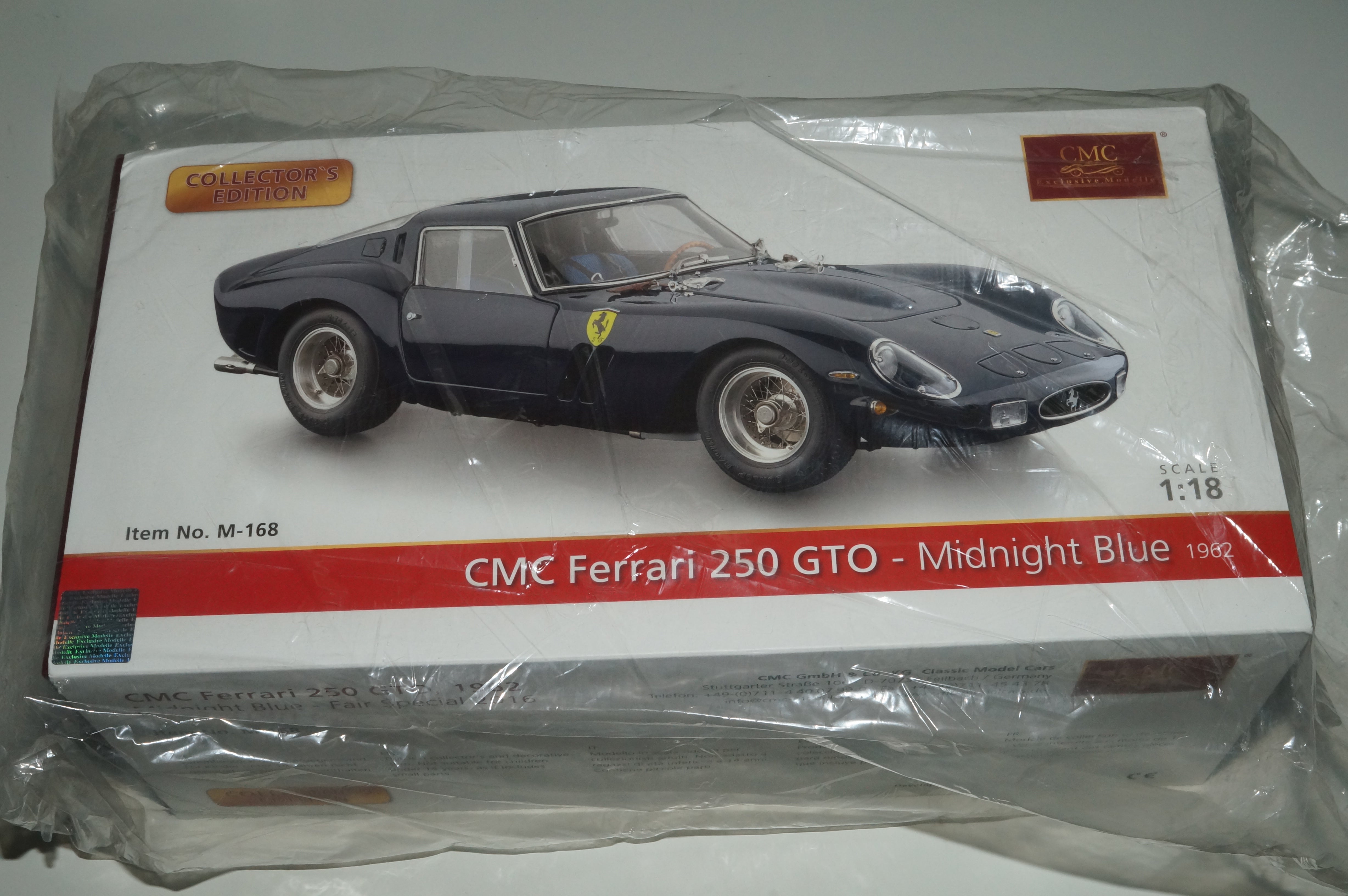 CMC Ferrari 250 GTO Midnight Blue 'Amelia Island 2016' CMC M-168 LE #100/100 Stueck