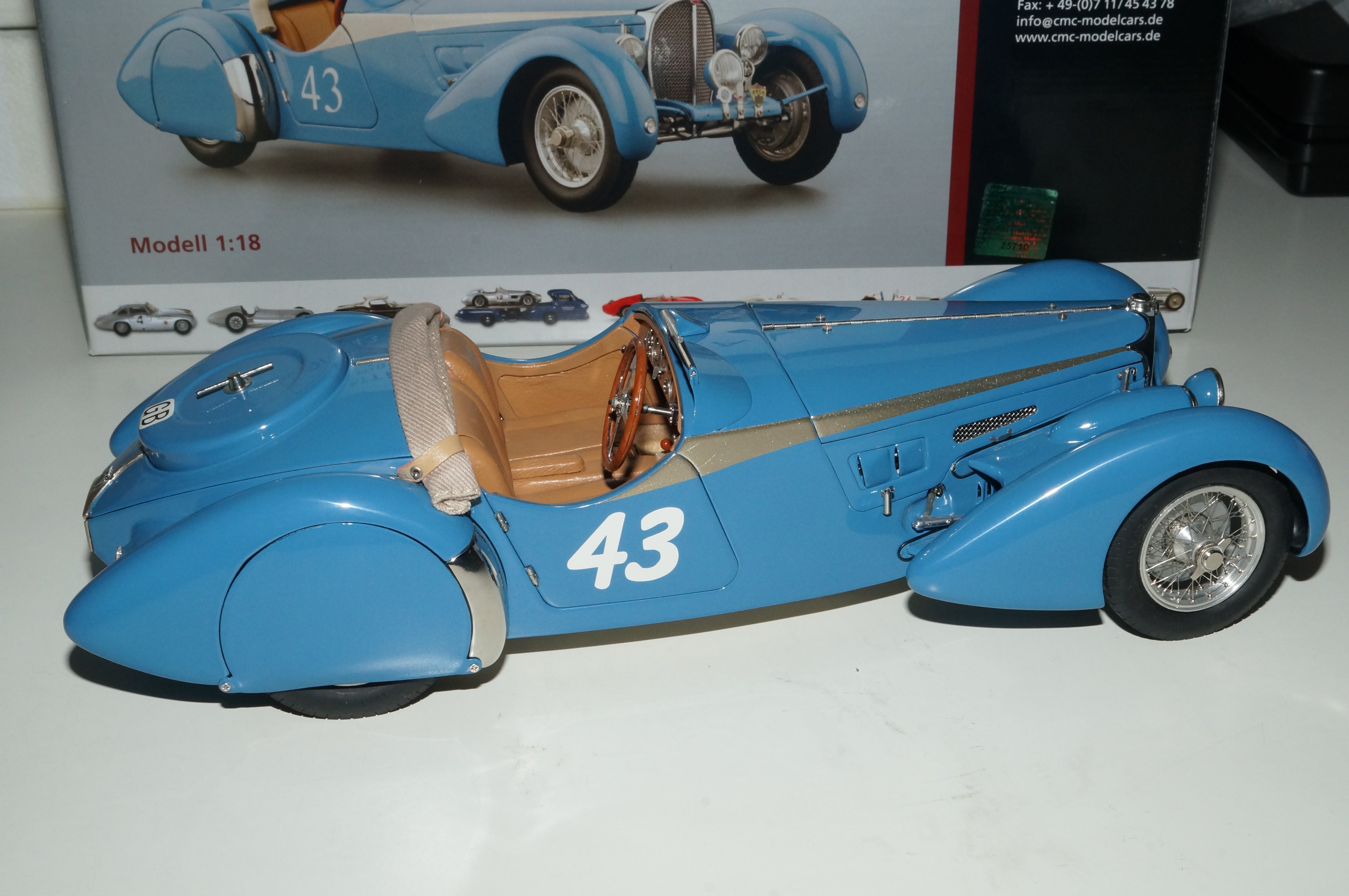 Bugatti 57 SC Corsica #43 Sport Version 1938 CMC M-129 Limited Edition 1.000 Stück - aus Vorbesitz