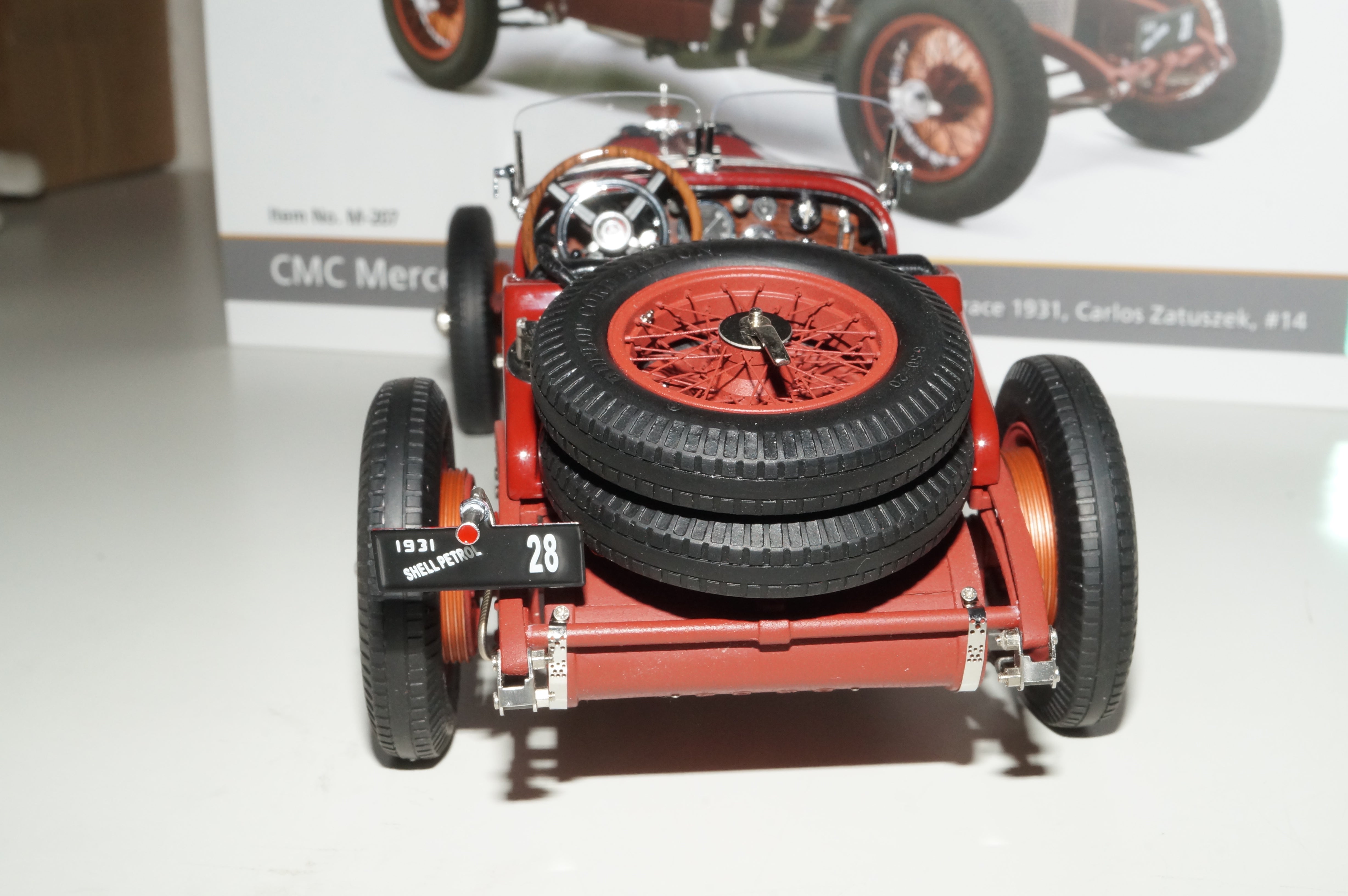 Mercedes-Benz SSK 1928-1930 red Carlos Zatuszek #14 CMC M-207 -pre-owned