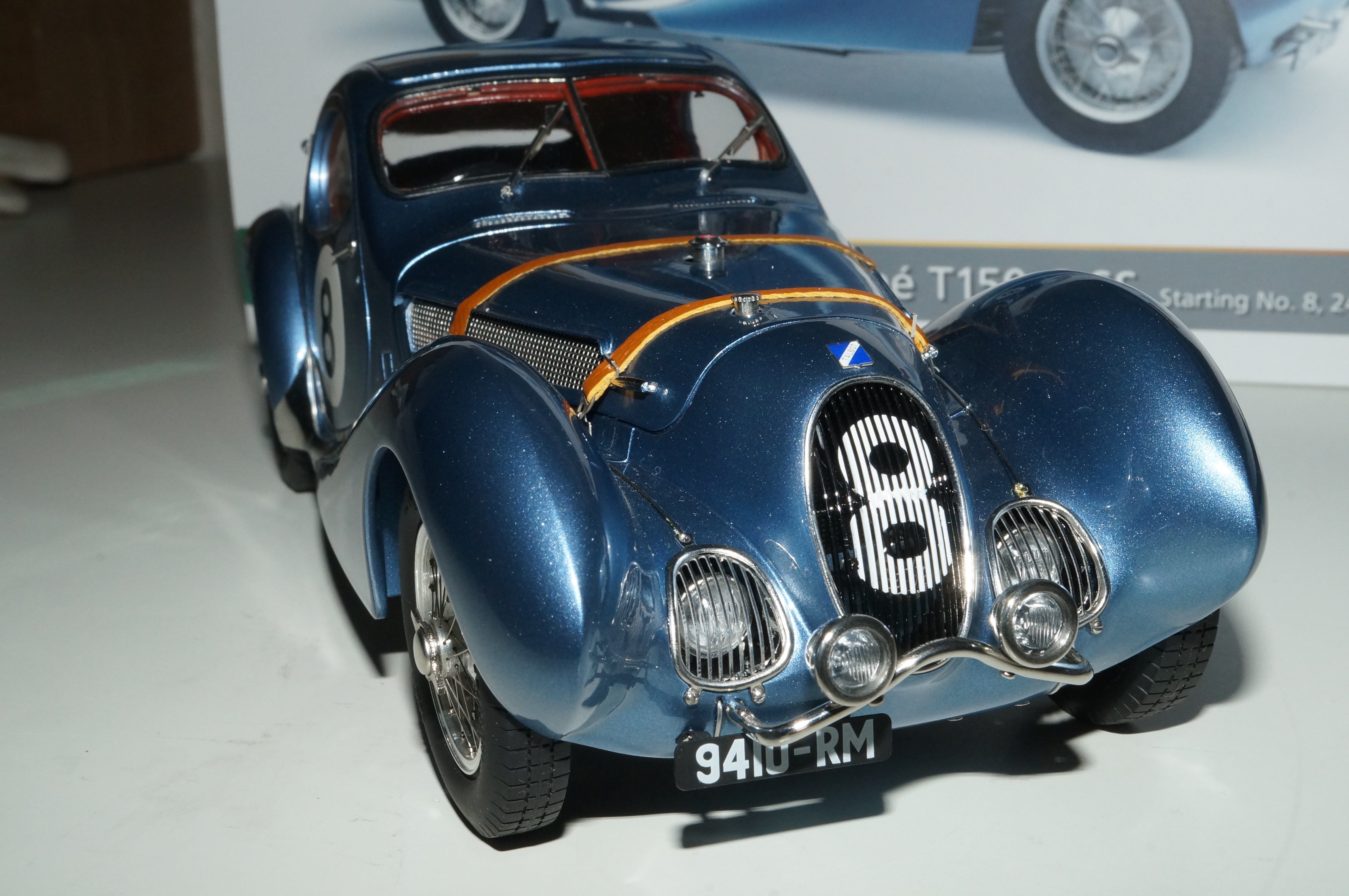 Talbot-Lago Coupé Typ 150 C-SS Figoni & Falaschi "Teardrop" #8 Le Mans 1939 CMC M-167 -pre-owned