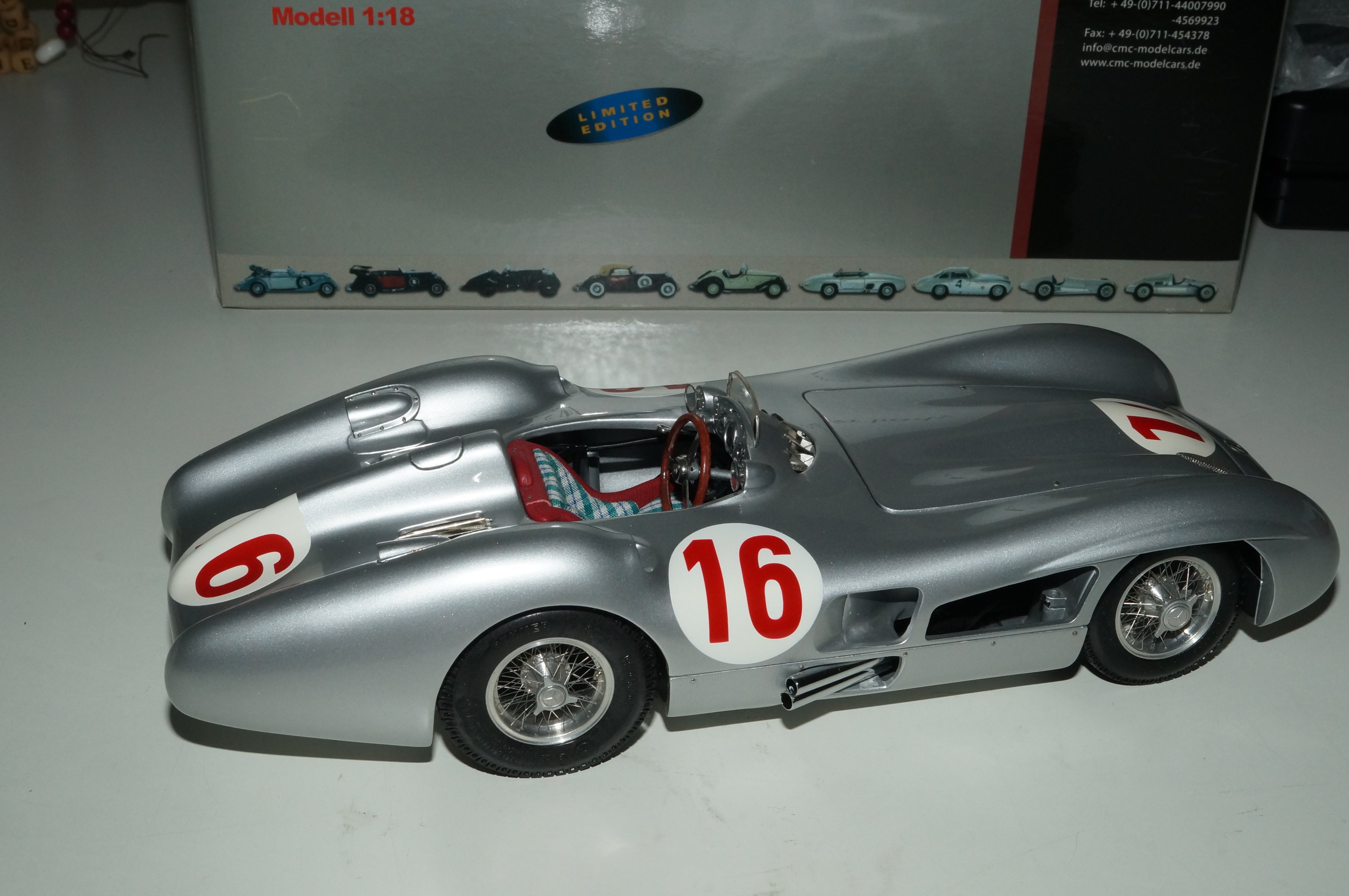 Mercedes-Benz W196R #16 Stirling MOSS CMC M-057 LE 4.000 Stück -pre-owned
