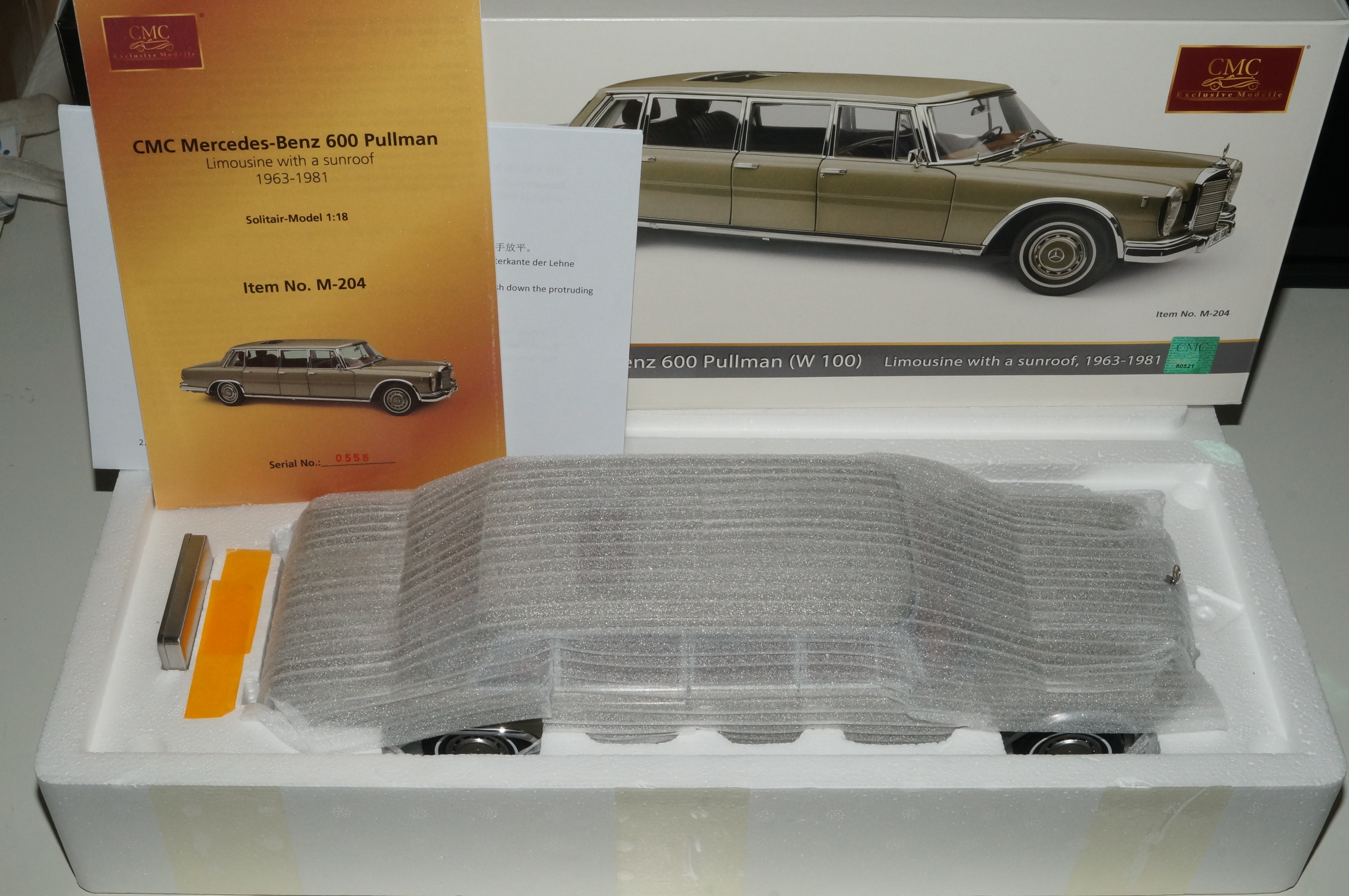 CMC Mercedes-Benz 600 Pullman (W100) Limousine mit Schiebedach CMC M-204 -pre-owned