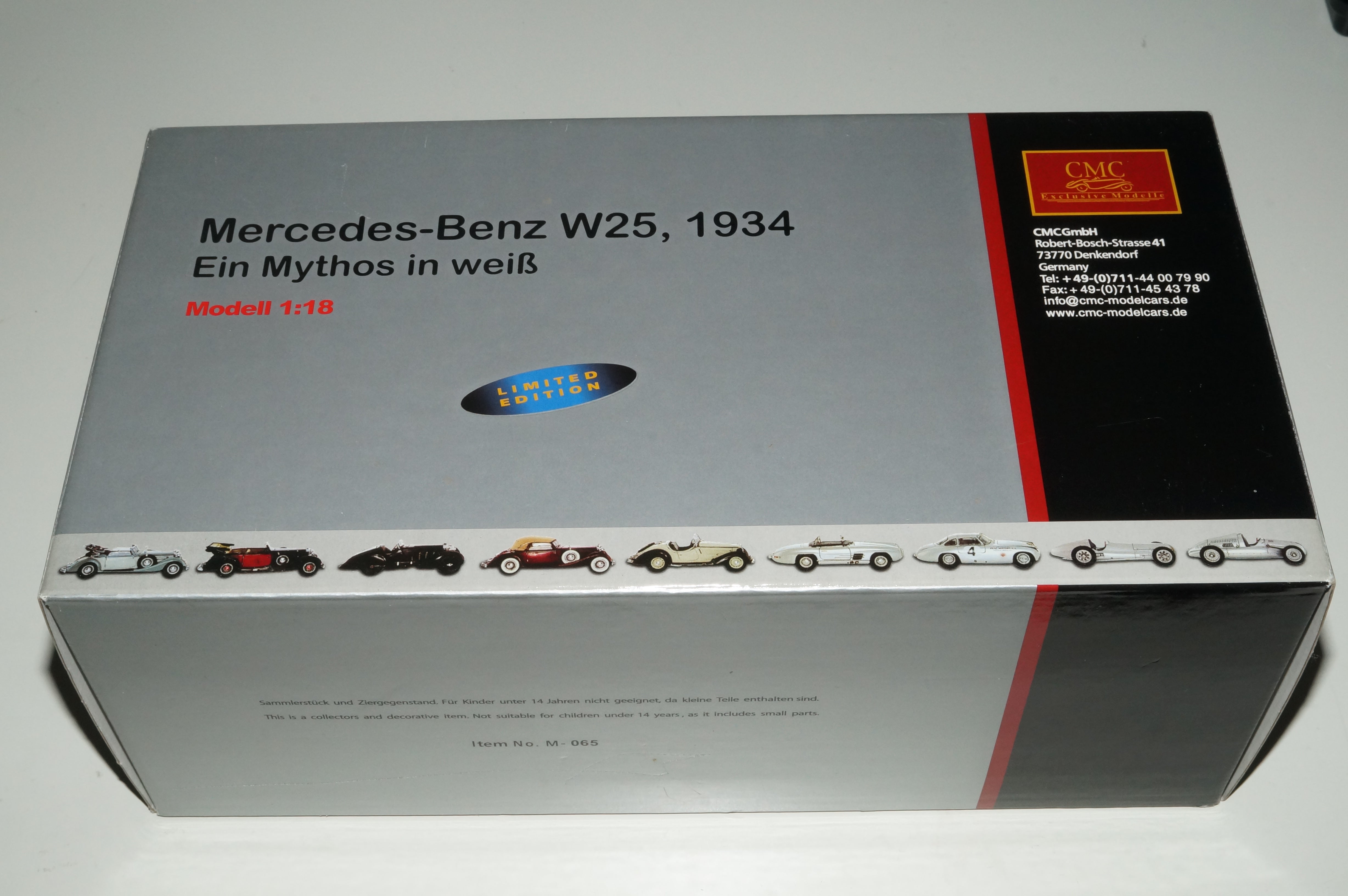 Mercedes-Benz W25 Ein Mythos in weiß CMC M-065 -pre-owned