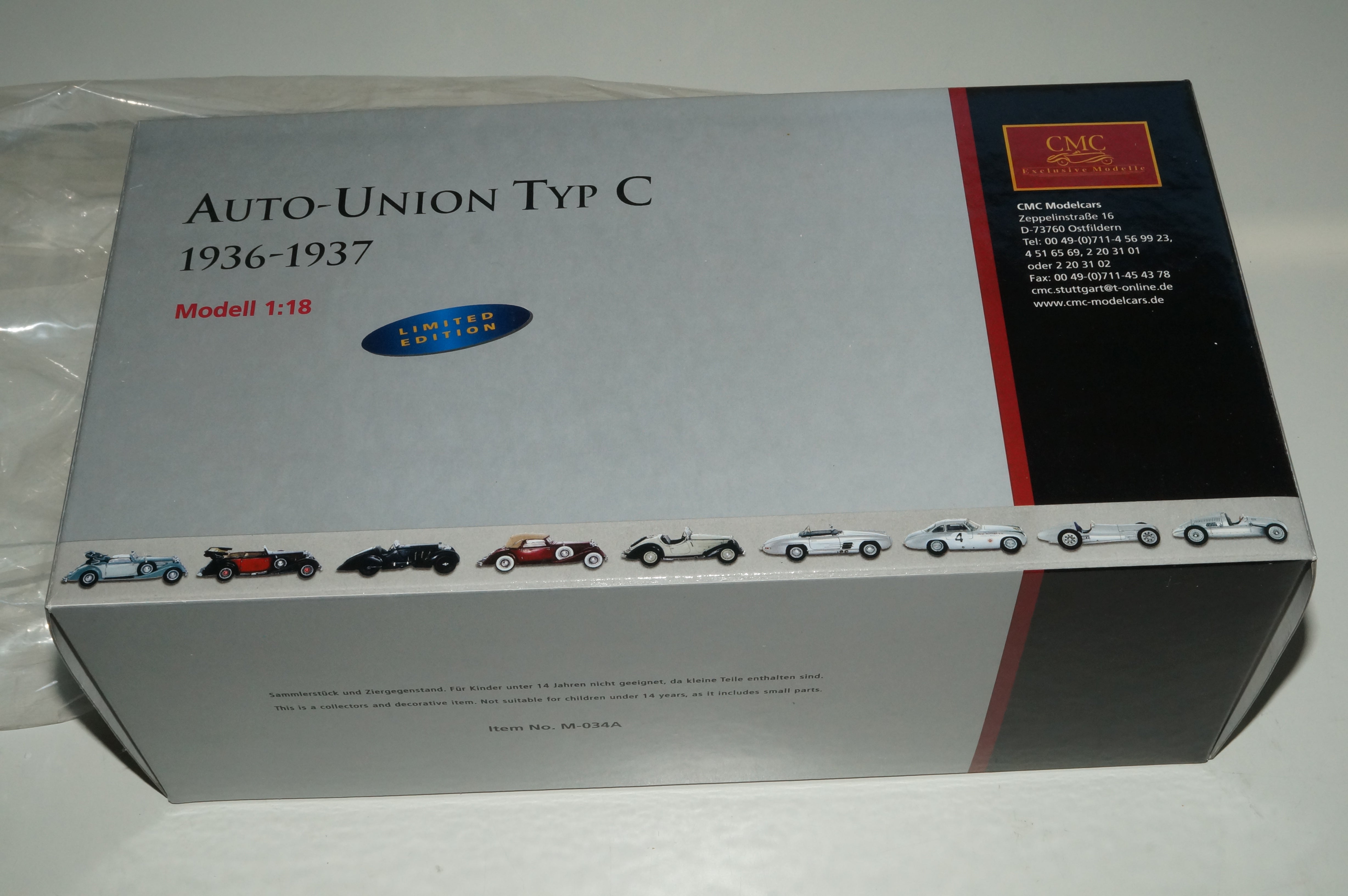 Auto Union Typ C #5 Bernd ROSEMEYER CMC M-034A -pre-owned-