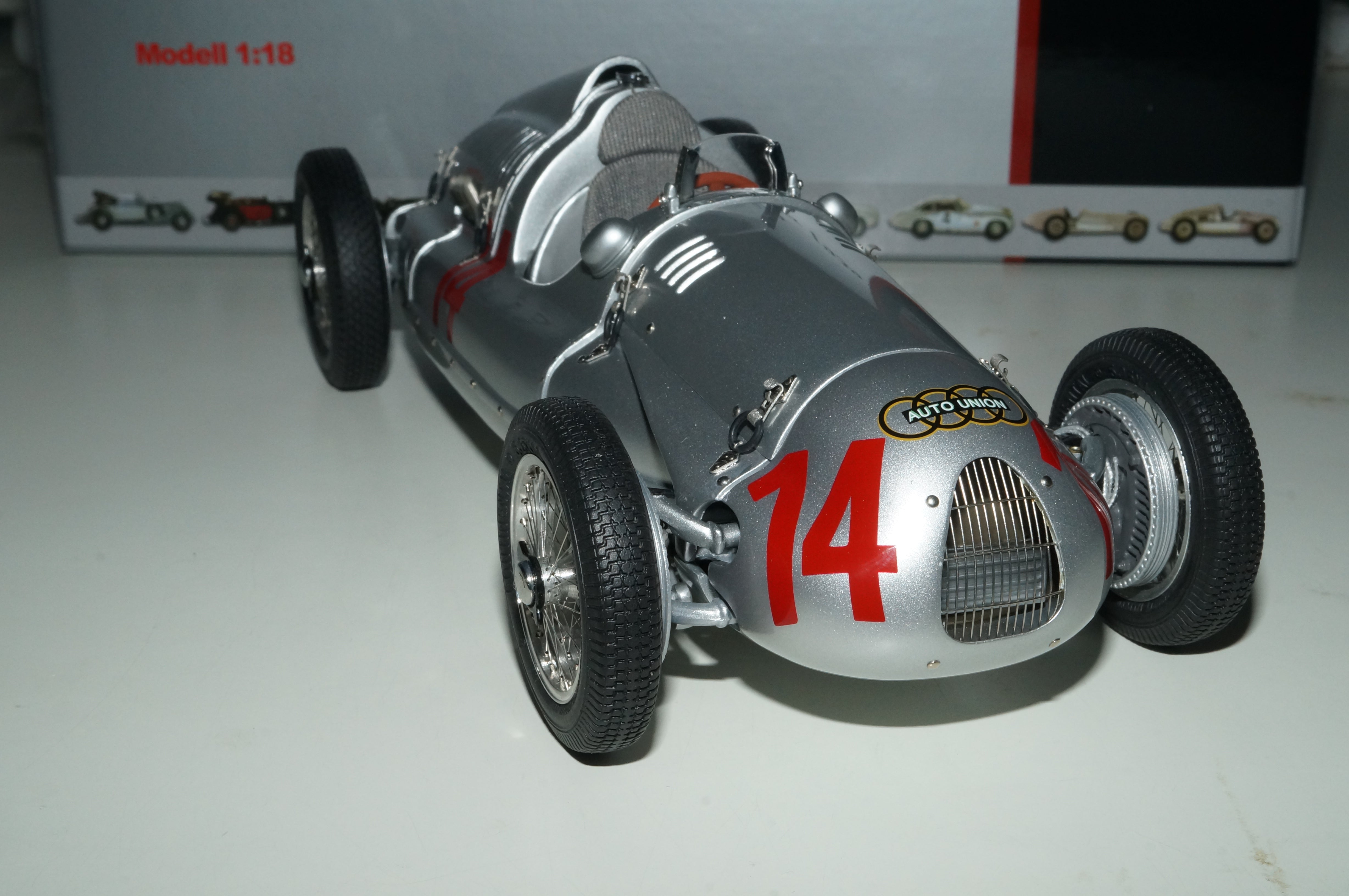 Auto Union Typ D #14, GP Frankreich 1939,G. Meier, CMC M-090 -pre-owned-