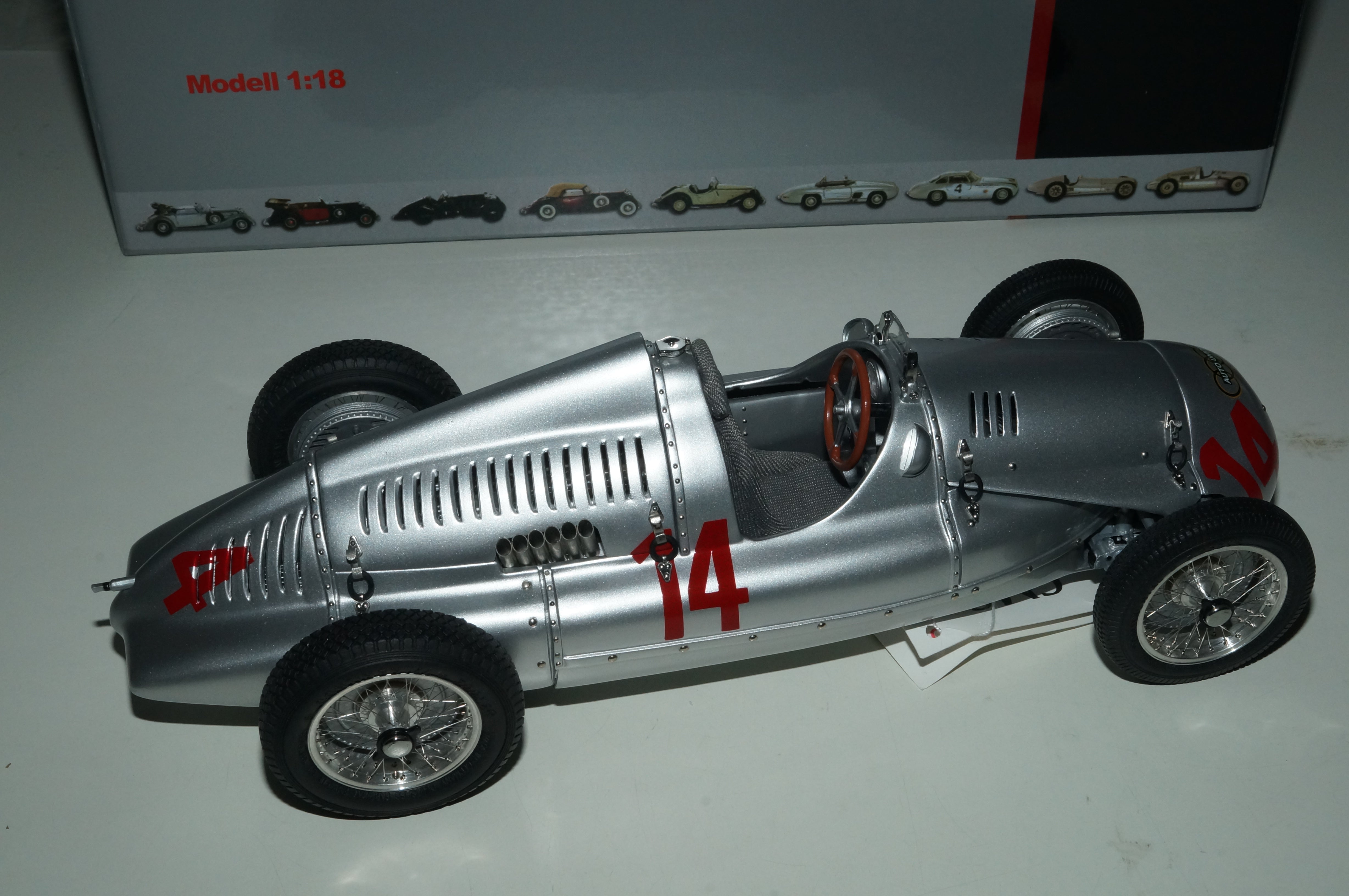 Auto Union Typ D #14, GP Frankreich 1939,G. Meier, CMC M-090 -pre-owned-