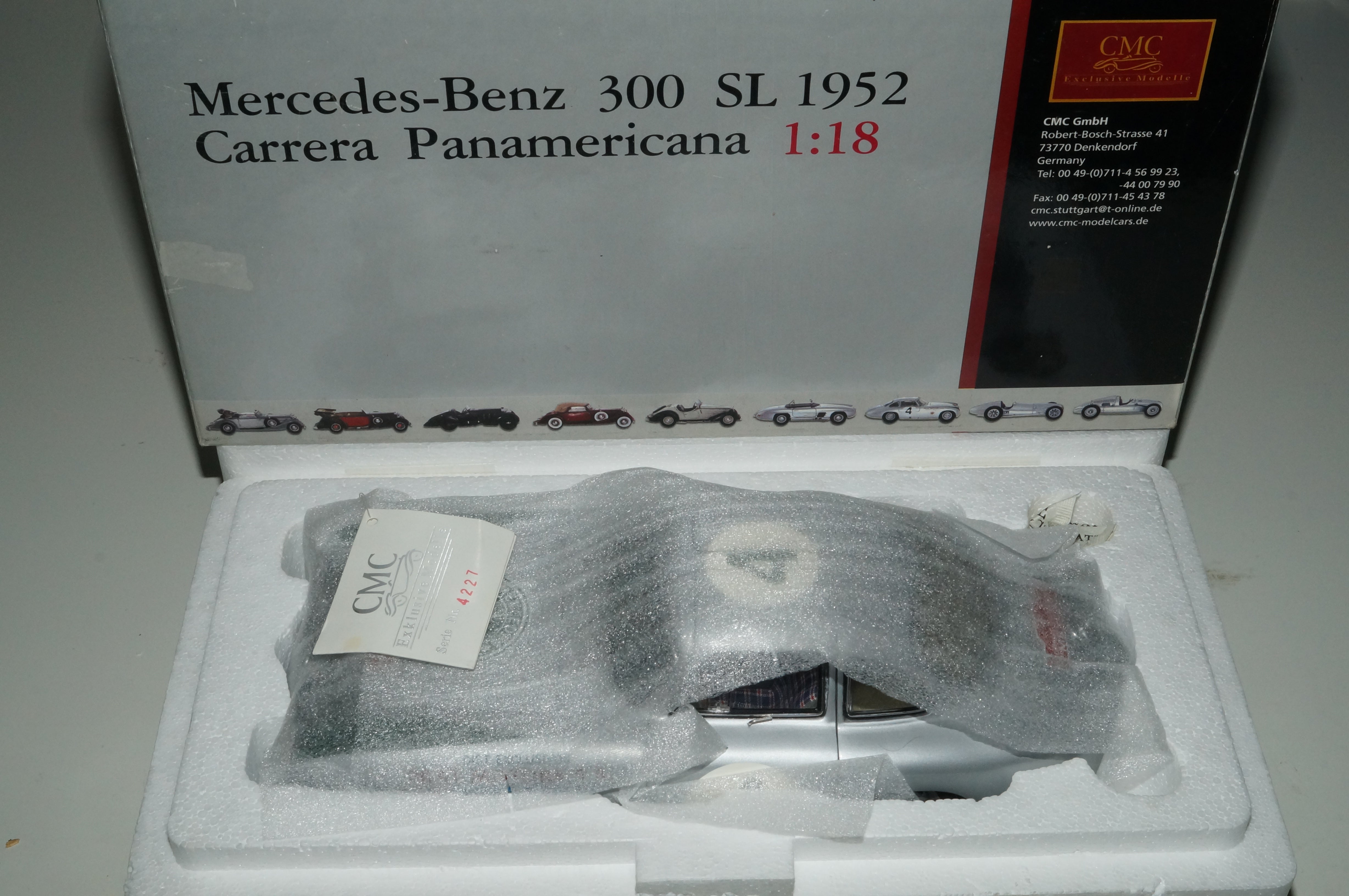 Mercedes-Benz 300SL #4 Panamericana CMC M-023 -pre-owned-