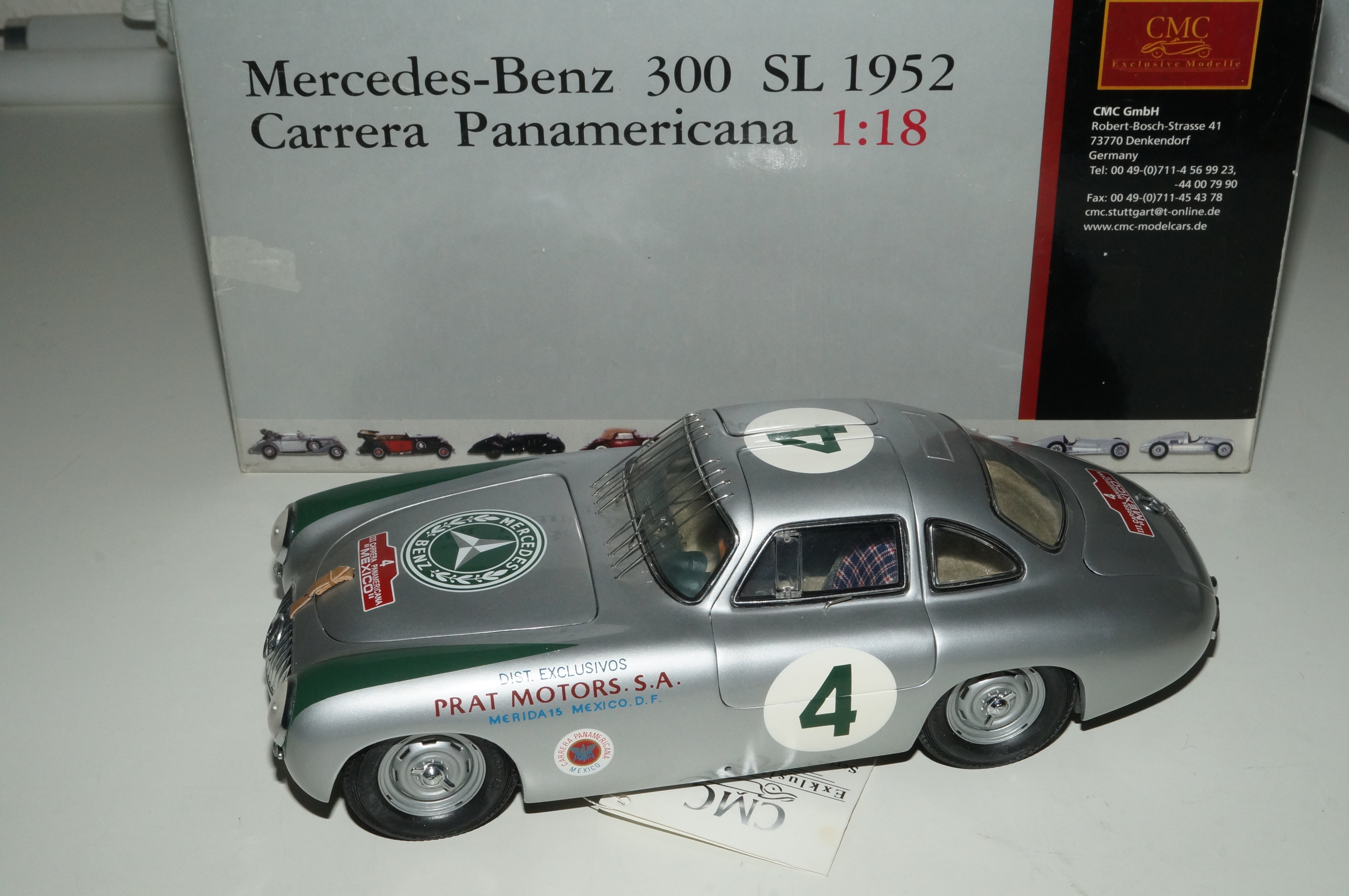 Mercedes-Benz 300SL #4 Panamericana CMC M-023 -pre-owned-