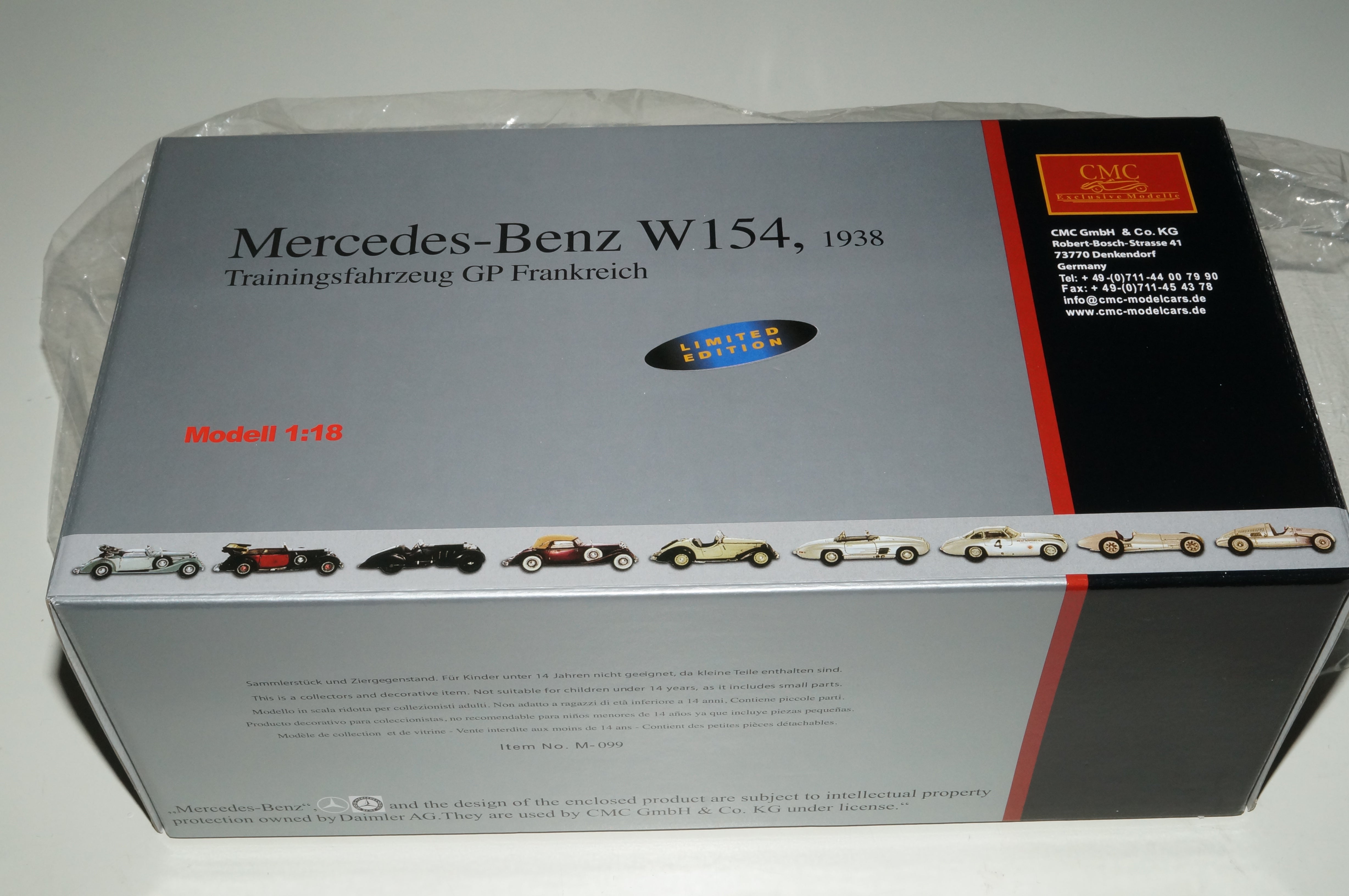 Mercedes-Benz W154 Trainingsfahrzeug CMC M-099 -pre-owned-