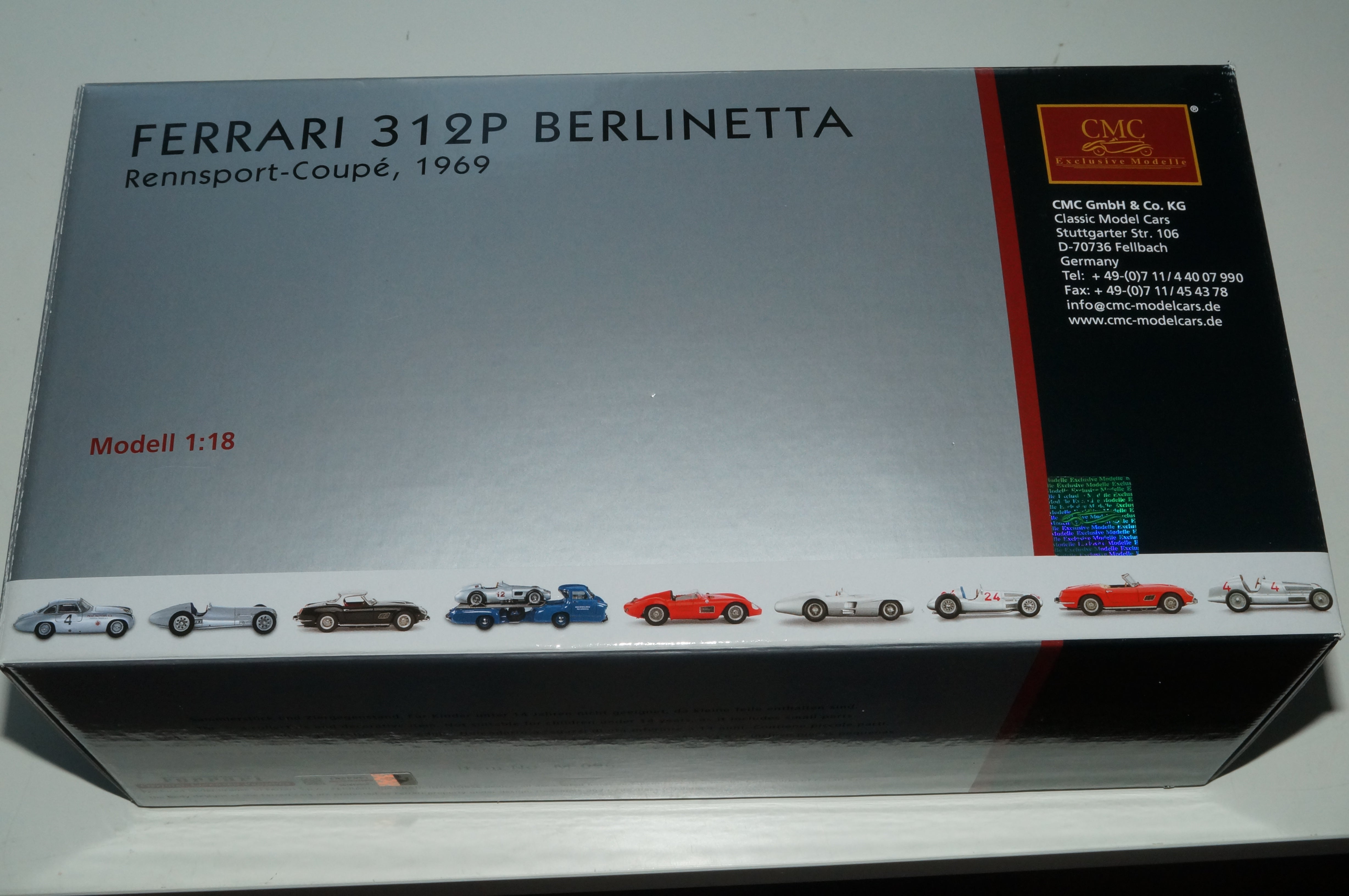 Ferrari 312P Berlinetta CMC M-096 -pre-owned-
