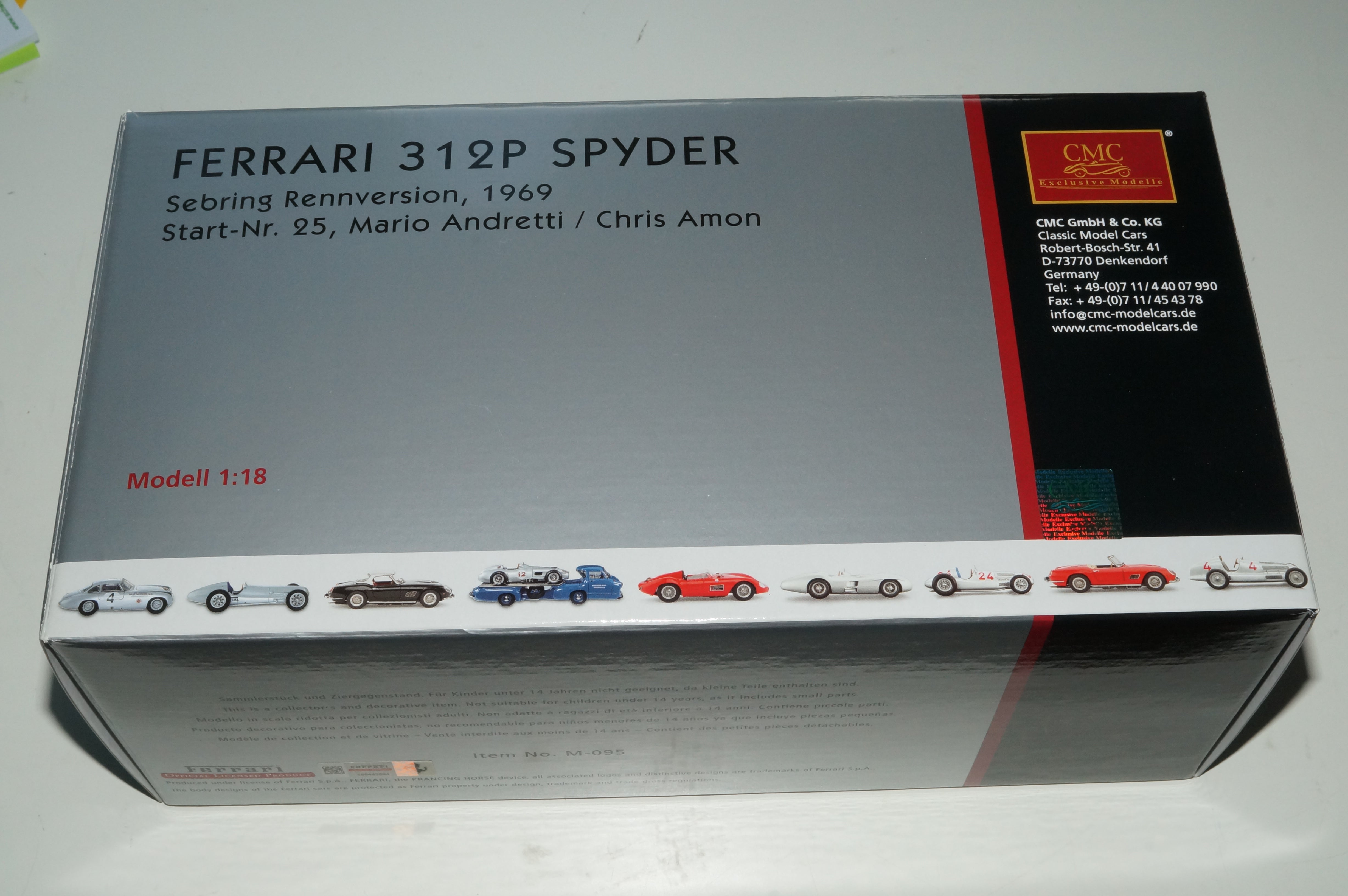Ferrari 312P Spyder CMC M-095 -pre-owned-