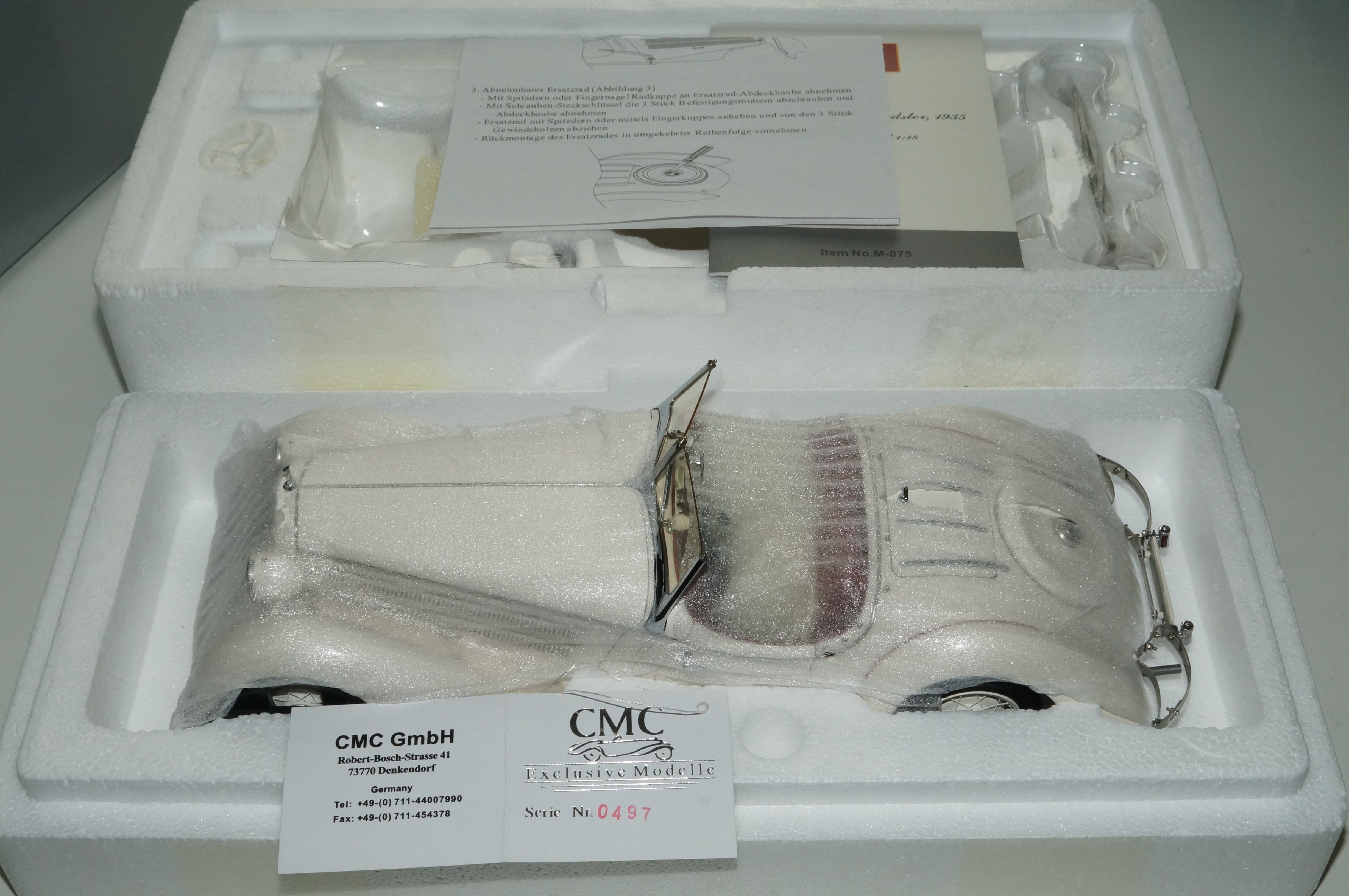 Audi Front 225 Roadster weiss CMC M-075 limitiert auf 1000 Stück - aus Vorbesitz