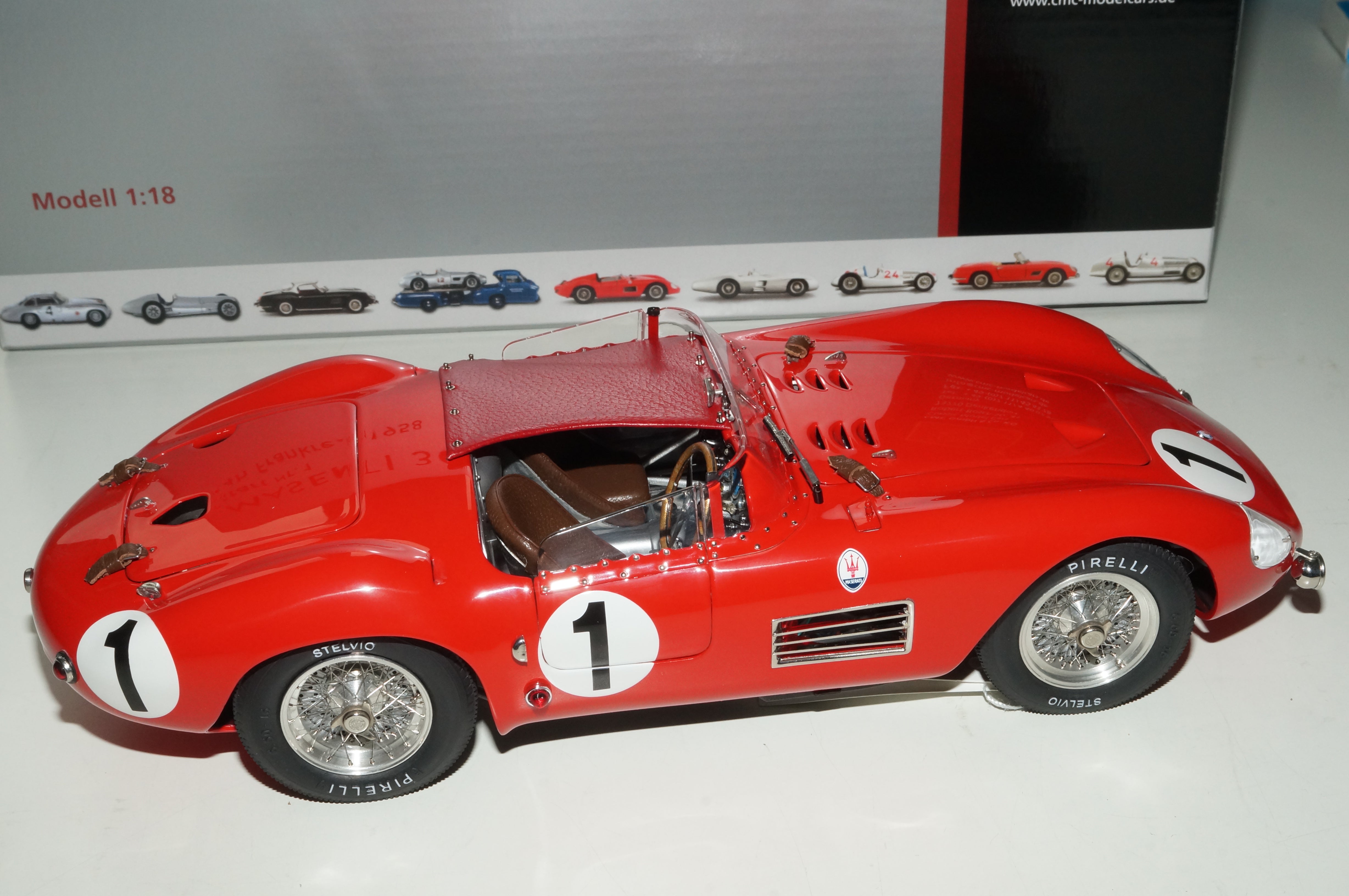 Maserati 300S #1 24H Le Mans 1958 CMC M-108 - aus Vorbesitz