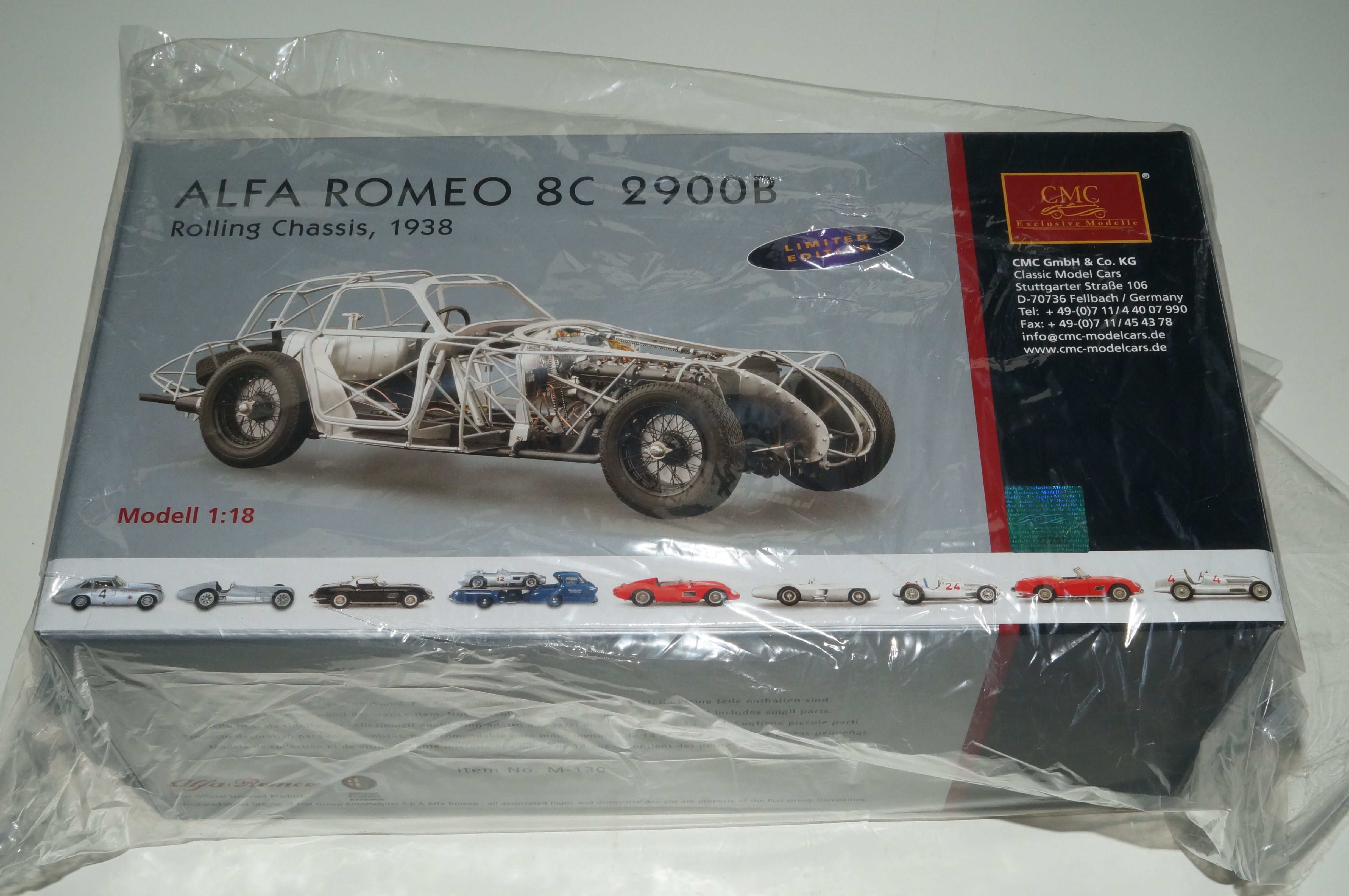 Alfa Romeo 8C Rolling Chassis Limited Edition CMC M-130 - aus Vorbesitz