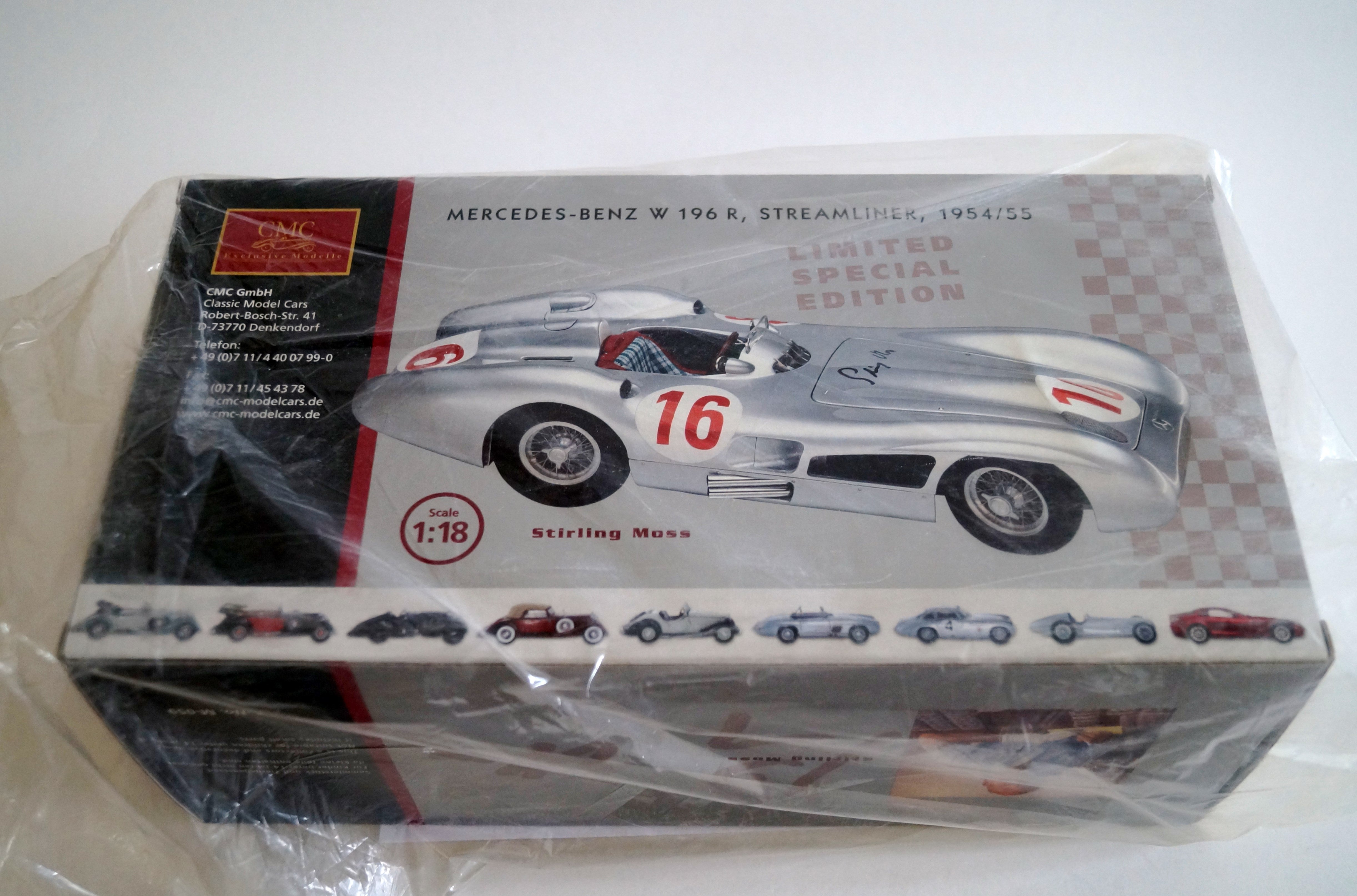 Mercedes-Benz W196R #16 signiert von Stirling Moss, CMC M-059 - aus Vorbesitz