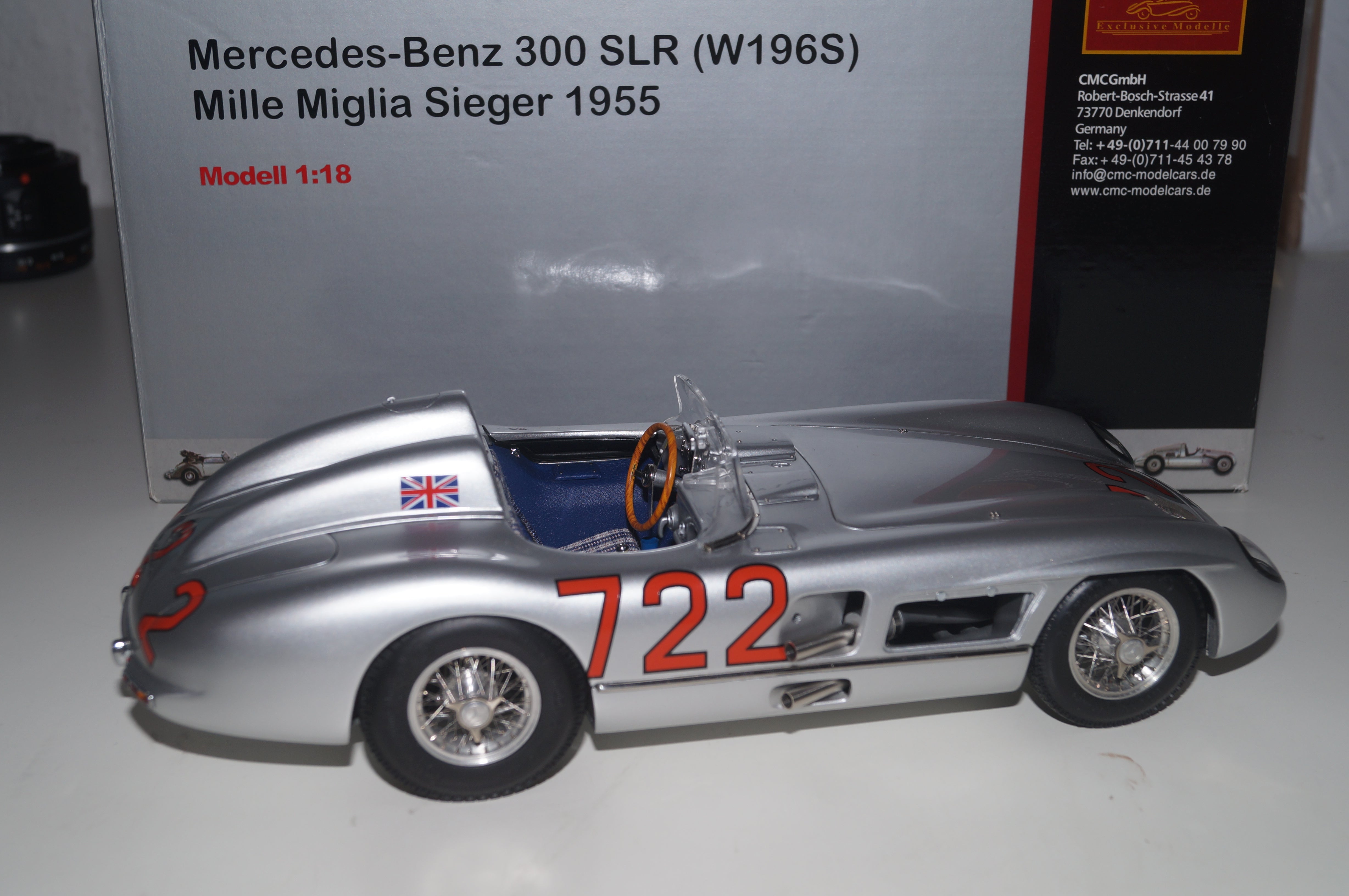 Mercedes-Benz 300 SLR #722 Mille Miglia 1955 CMC M-066