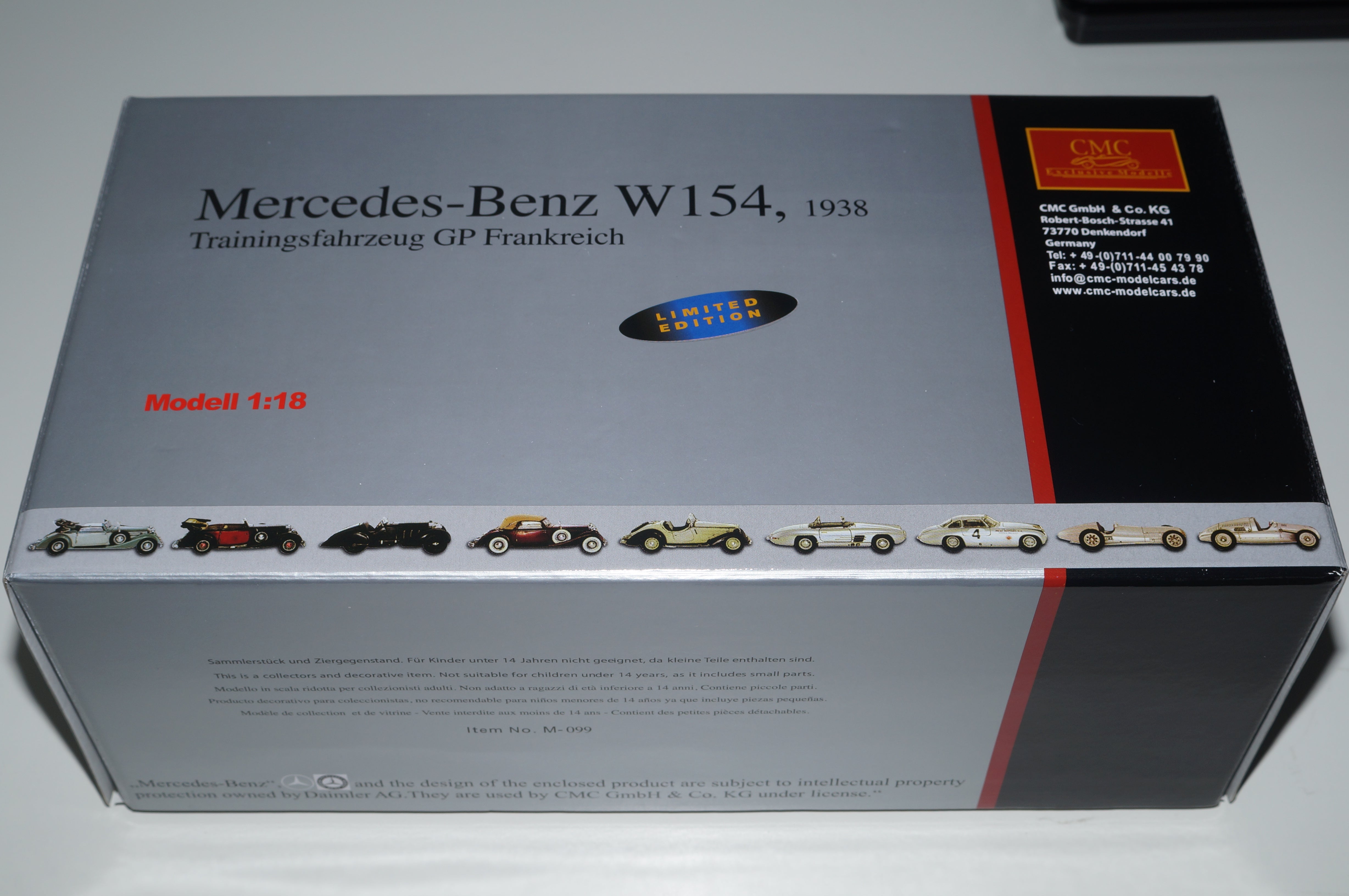 Mercedes-Benz W154 Trainingsfahrzeug CMC M-099 LE 1.540