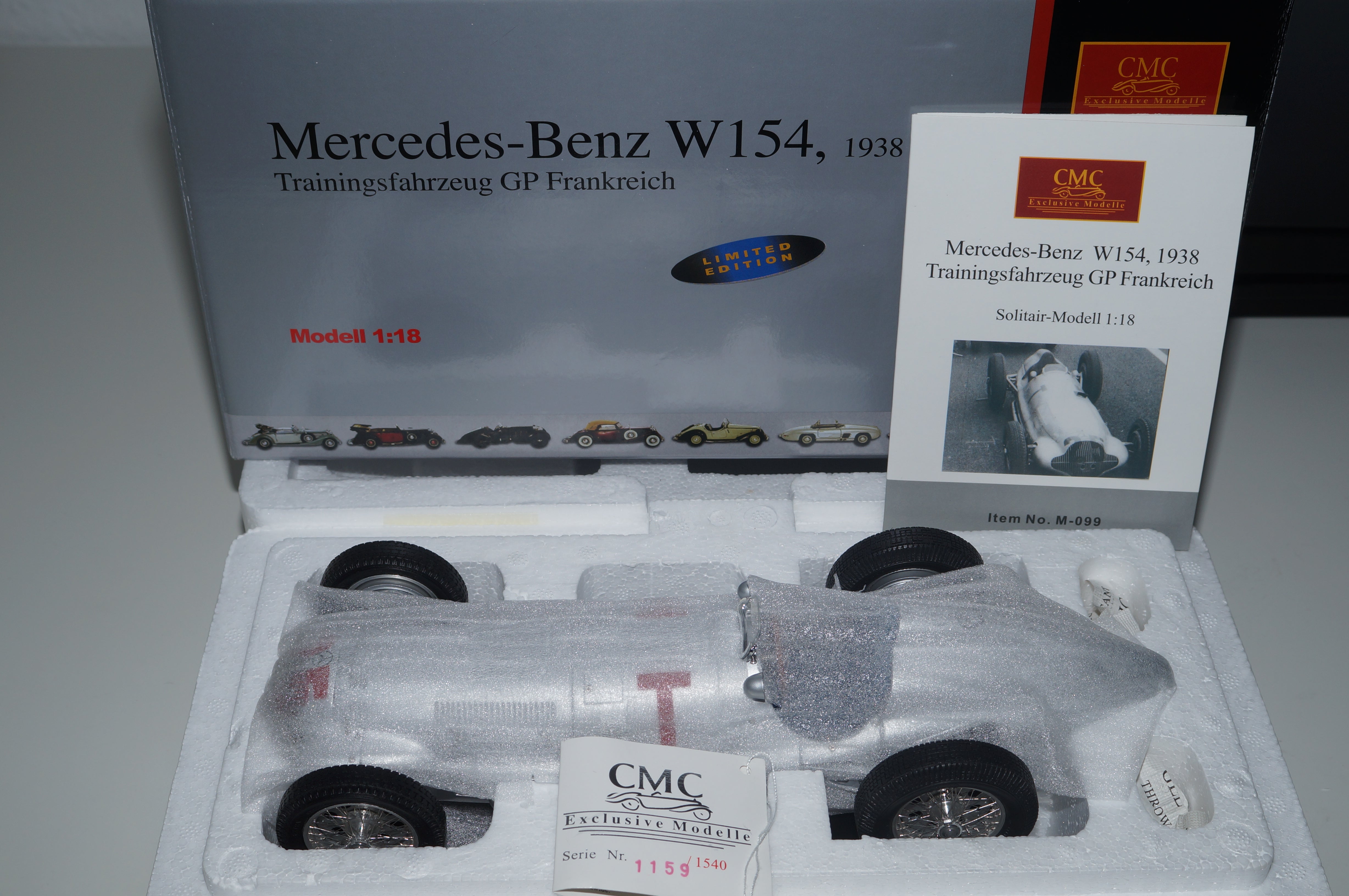 Mercedes-Benz W154 Trainingsfahrzeug CMC M-099 LE 1.540