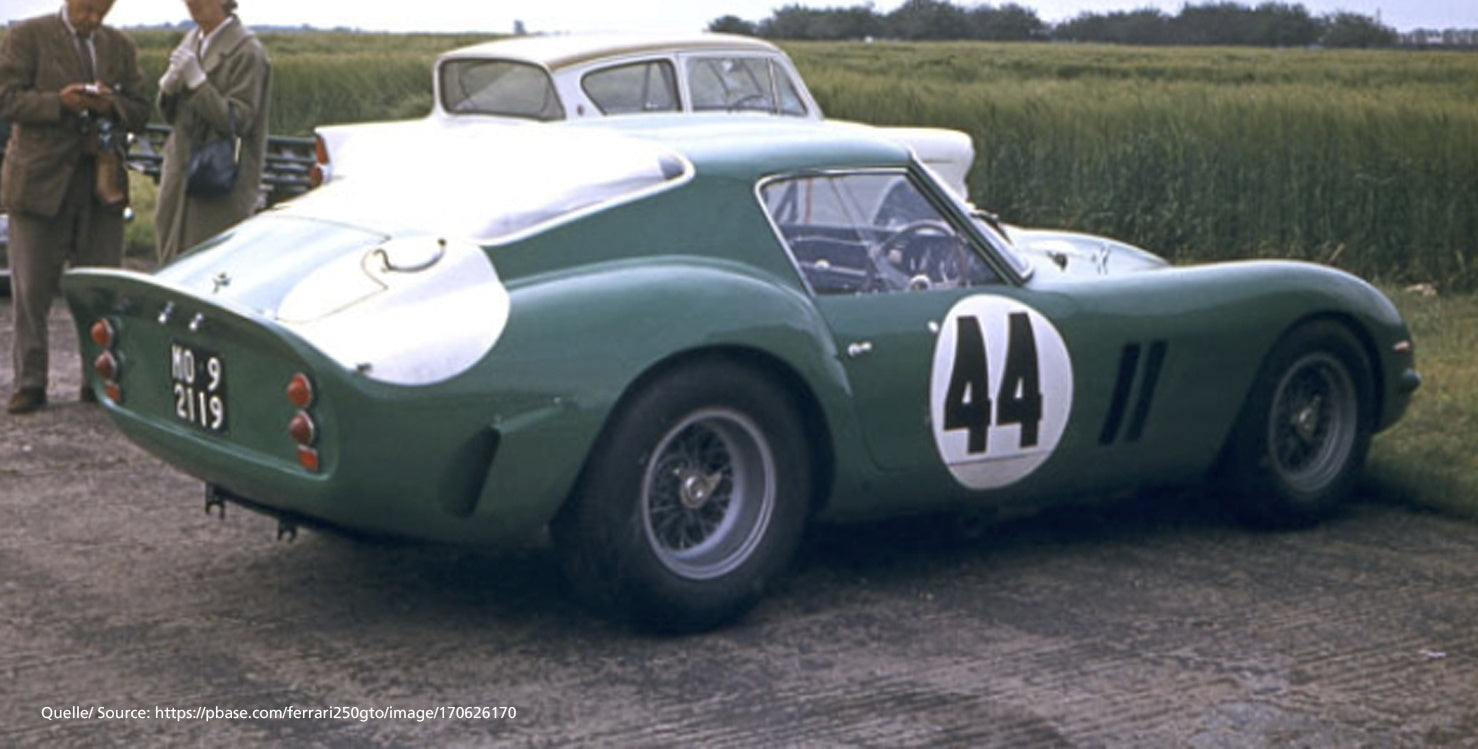 1/18 Ferrari 250 GTO, RHD David Piper 1962 Silverstone #44 Chassis 4491GT, LE 2000