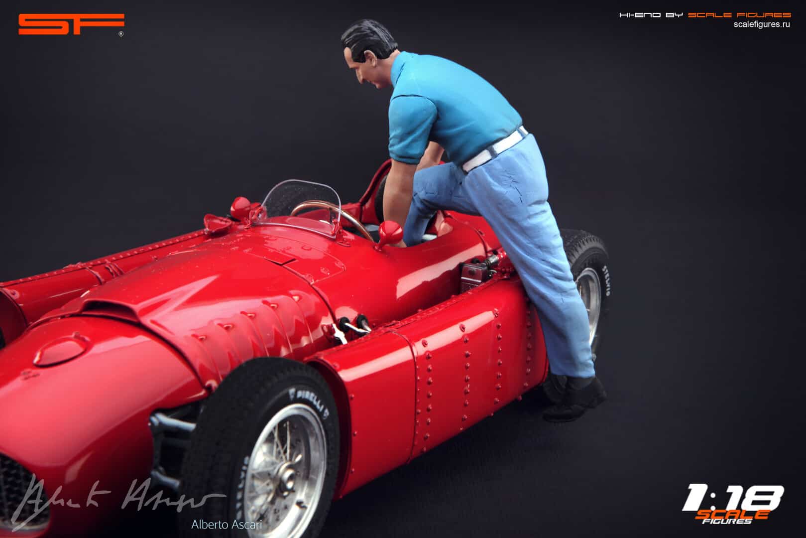 1/18 Ascari Pit Stop von SF Scale Figures - Handarbeit -