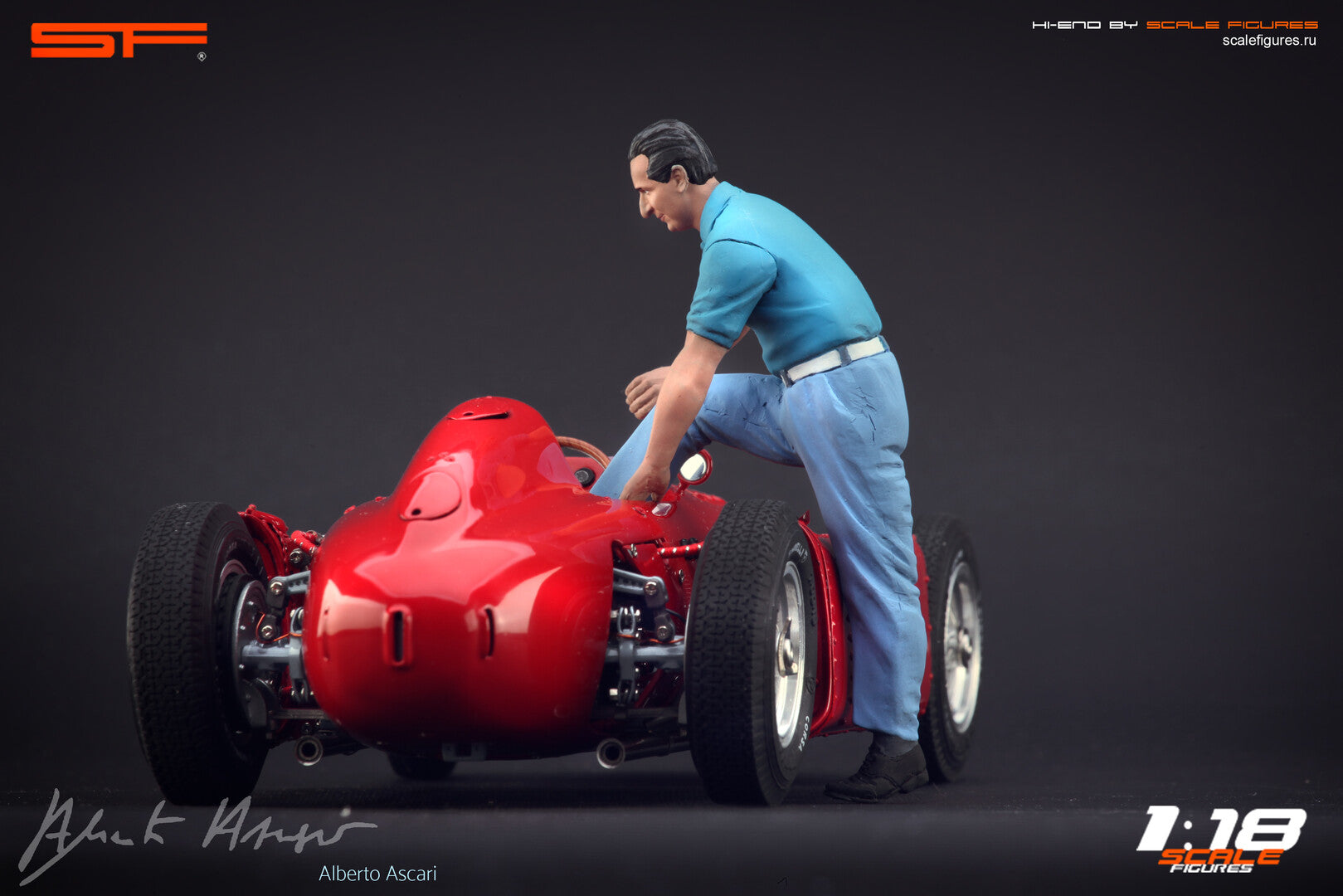 1/18 Ascari Pit Stop von SF Scale Figures - Handarbeit -