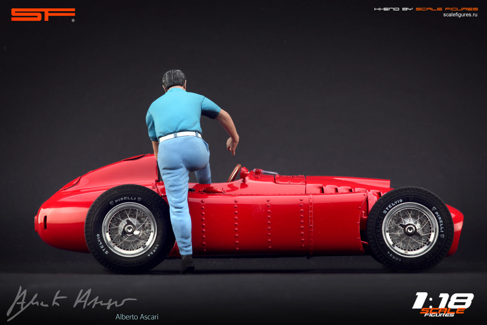 1/18 Ascari Pit Stop von SF Scale Figures - Handarbeit -