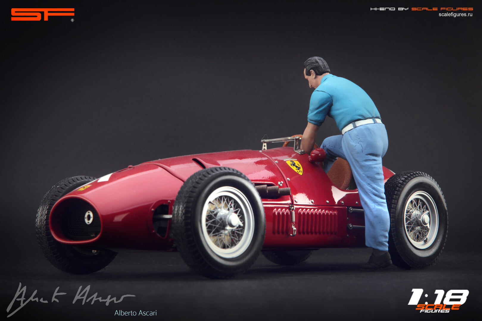 1/18 Ascari Pit Stop von SF Scale Figures - Handarbeit -
