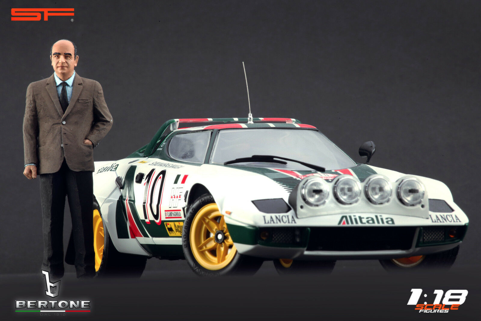 1/18 Nuccio BERTONE von SF Scale Figures - Handarbeit -