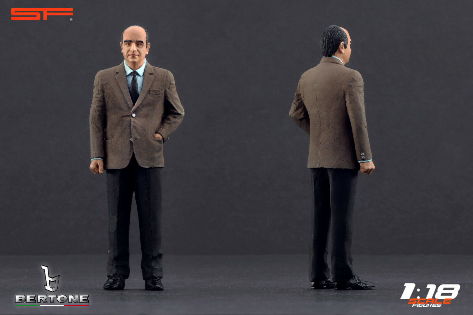 1/18 Nuccio BERTONE von SF Scale Figures - Handarbeit -
