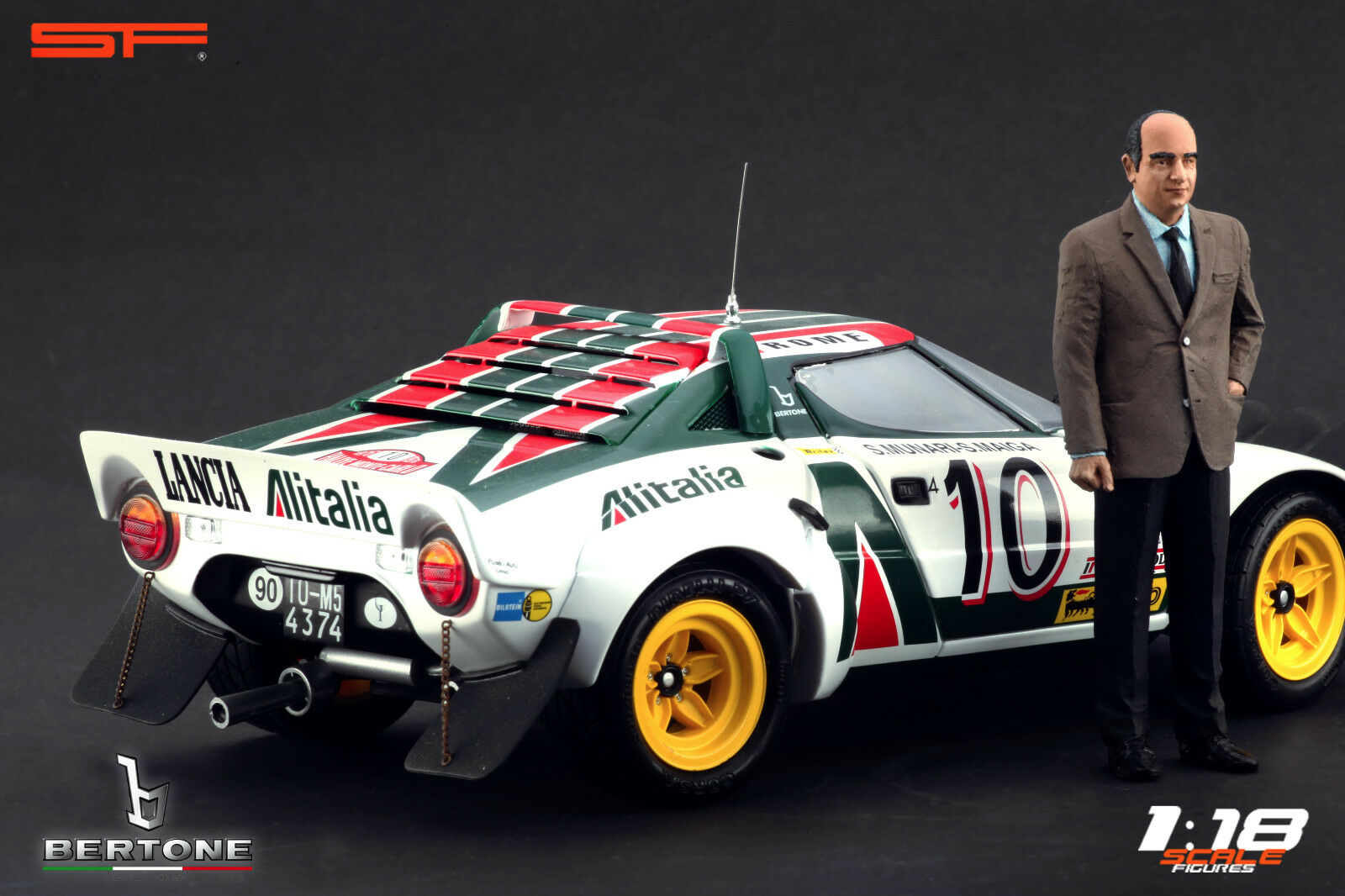 1/18 Nuccio BERTONE von SF Scale Figures - Handarbeit -