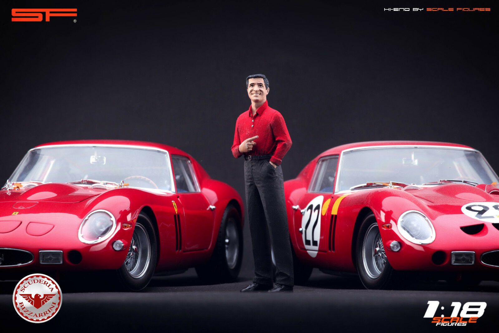 1/18 Giotto Bizzarrini von SF Scale Figures - Handarbeit -