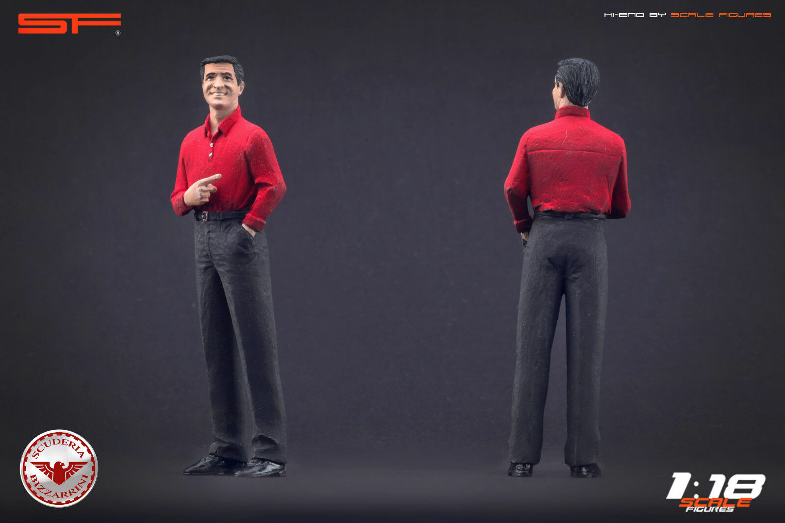 1/18 Giotto Bizzarrini von SF Scale Figures - Handarbeit -