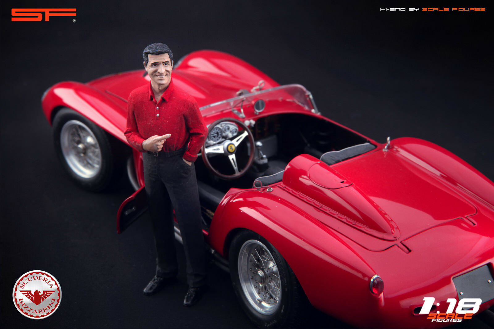 1/18 Giotto Bizzarrini von SF Scale Figures - Handarbeit -