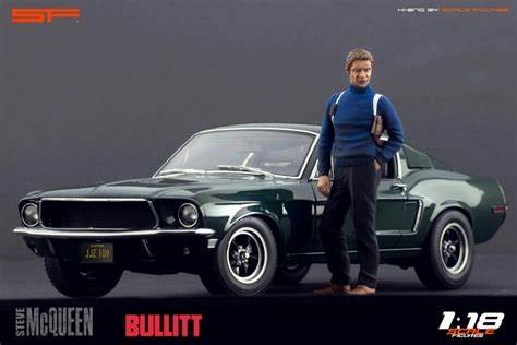 1/18 STEVE McQUEEN  in BULLIT von SF Scale Figures - Handarbeit -